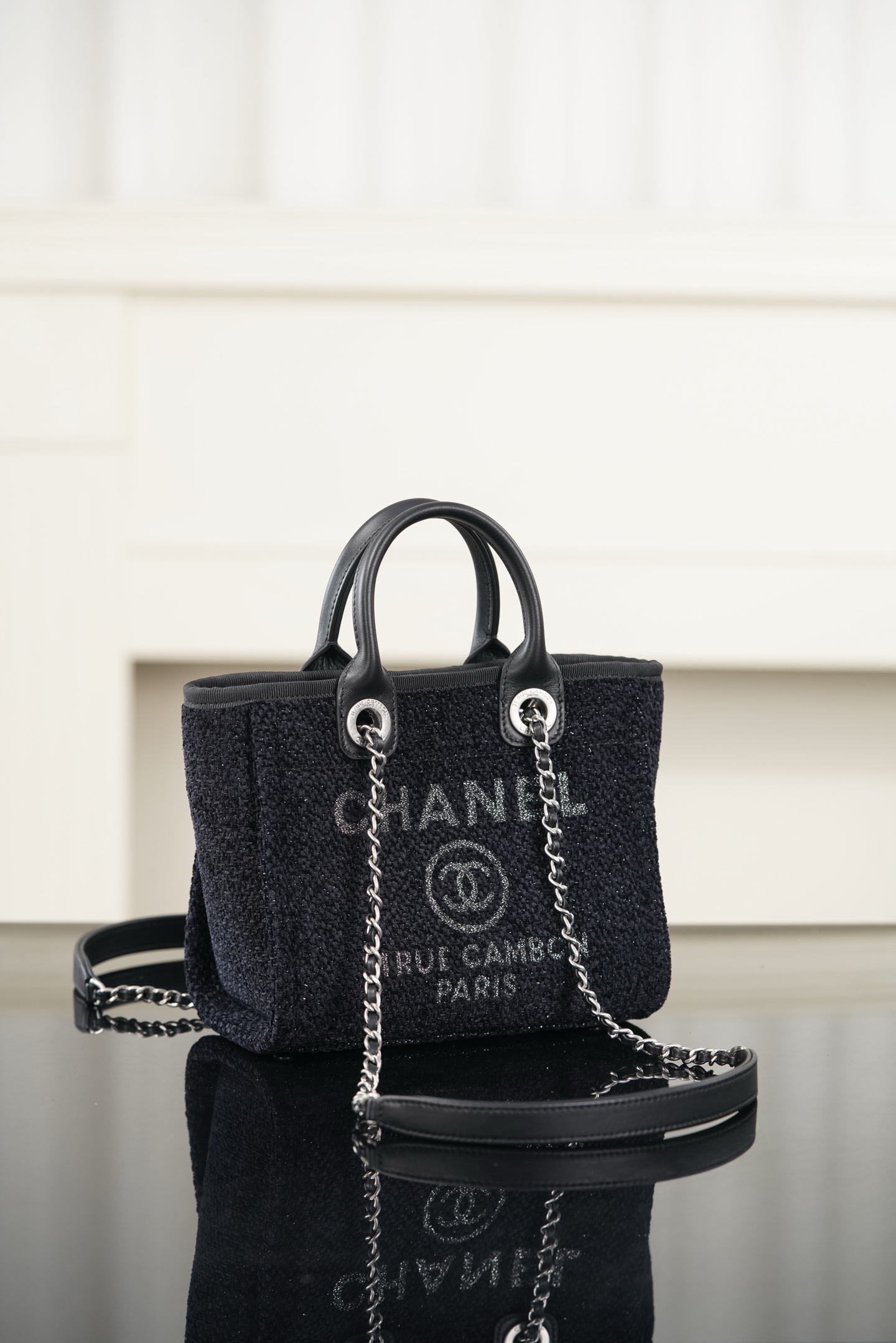 CHANEL 单肩手提 26A 双C LOGO - (Black ) Small Beach Shoulder Bag-A0- AS6374-B24735-94305