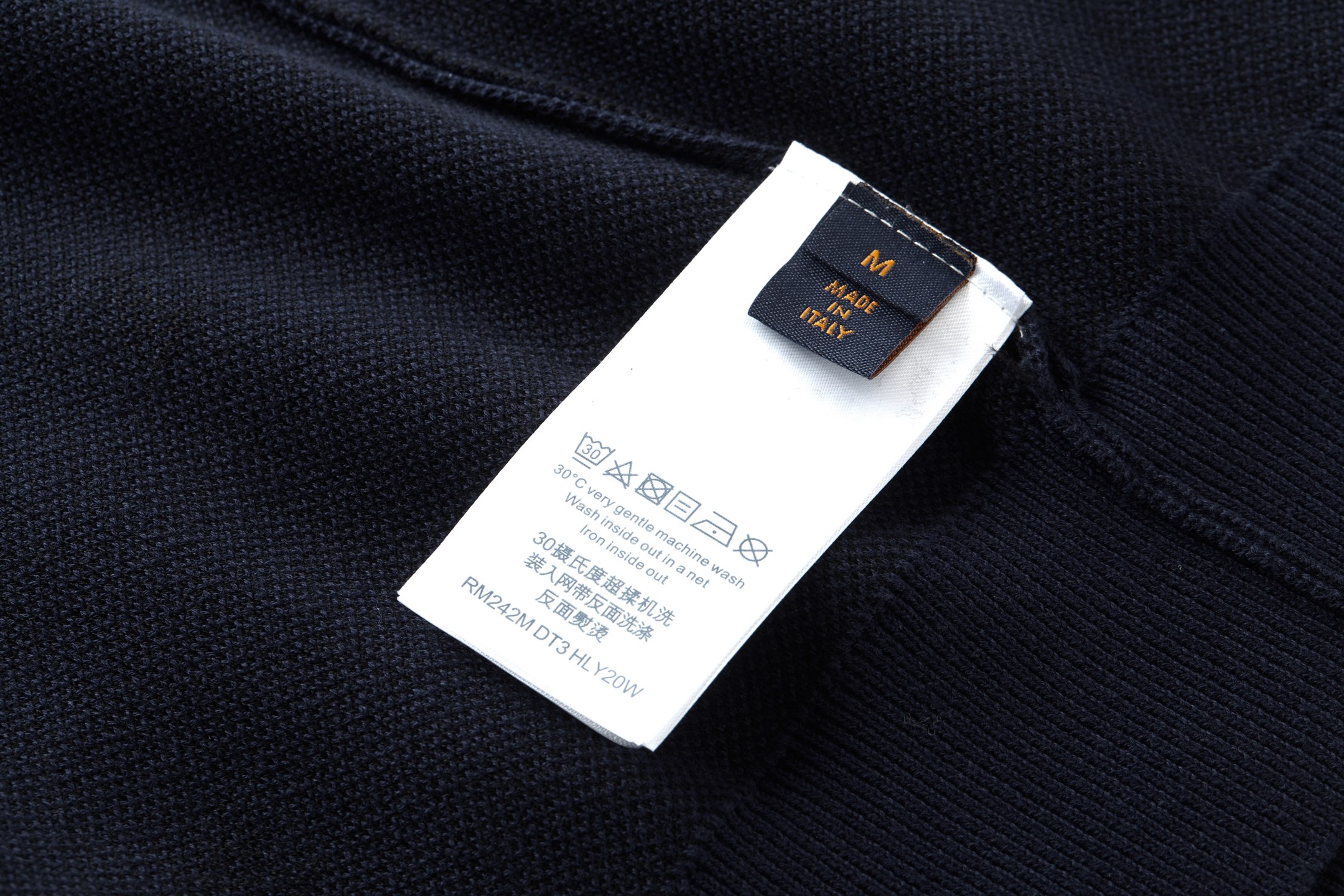 LOUIS VUITTON 路易威登 动物刺绣提花毛衣 针织衫 长袖 外套 蓝色 B0 1AJBUH