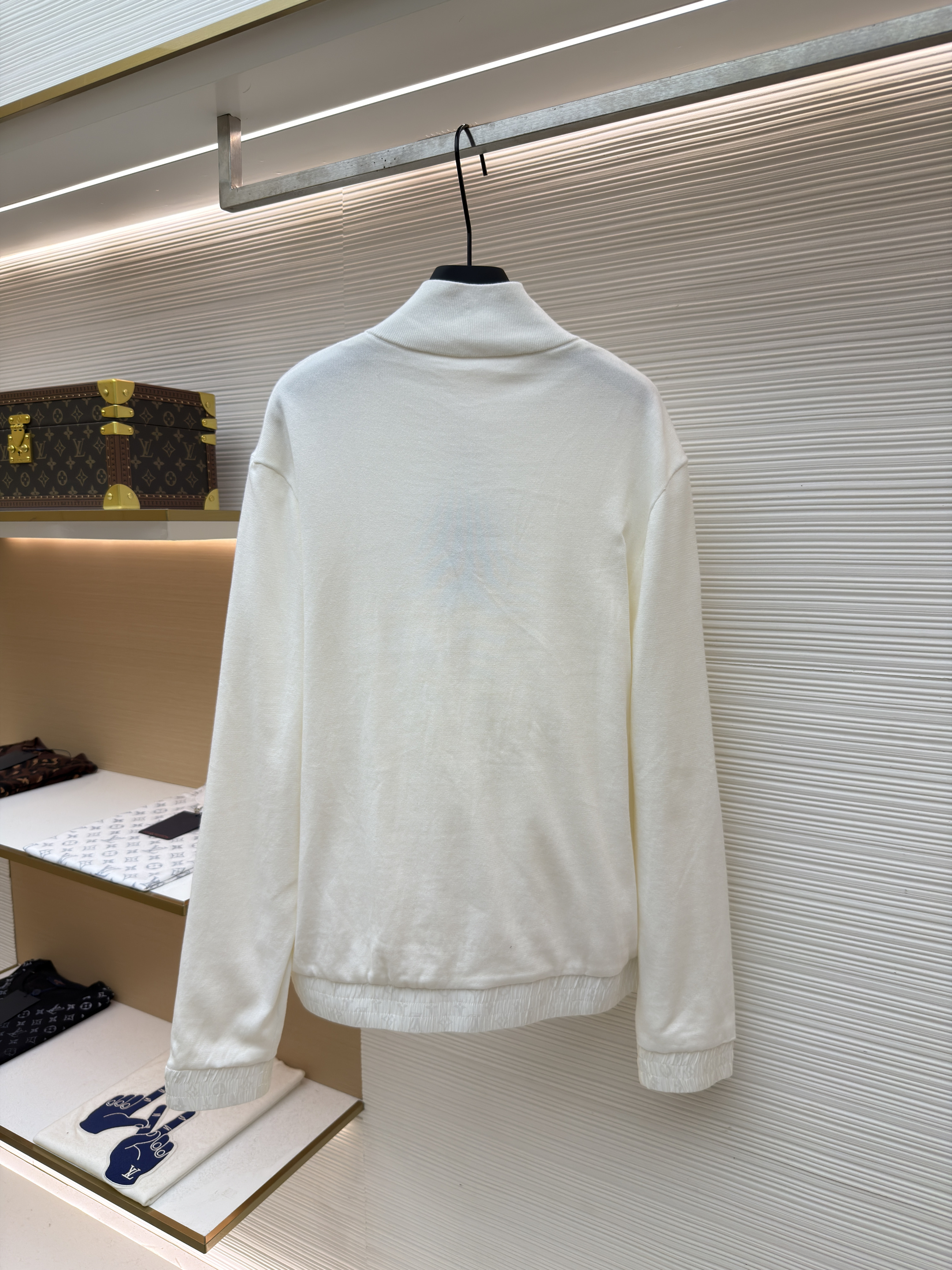 LOUIS VUITTON 路易威登 双面两穿拉链外套 夹克 长袖 白色 黑色 C0