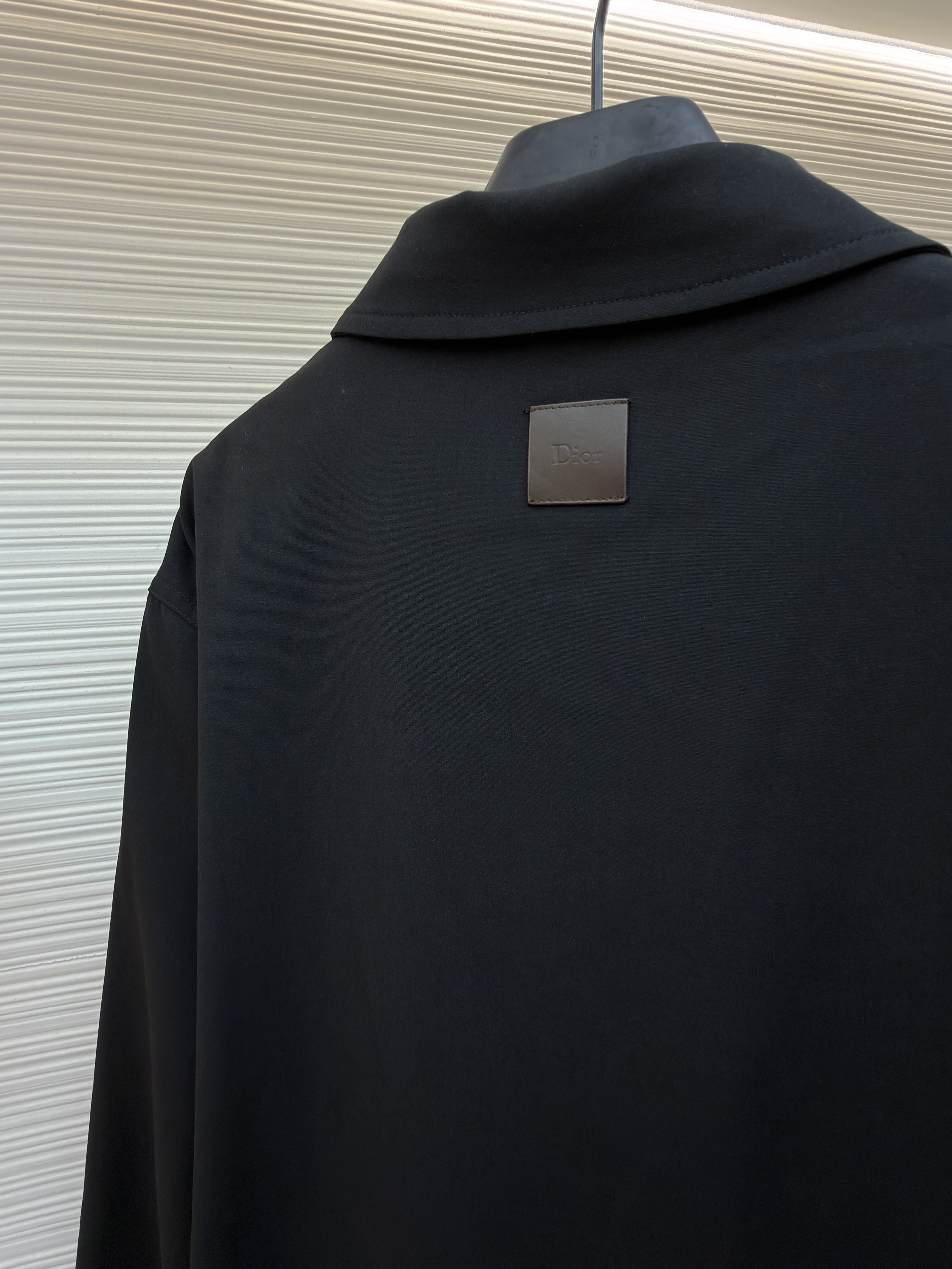 DIOR 迪奥 下摆搭扣拉链外套 夹克 秋冬款 长袖 黑色 B2