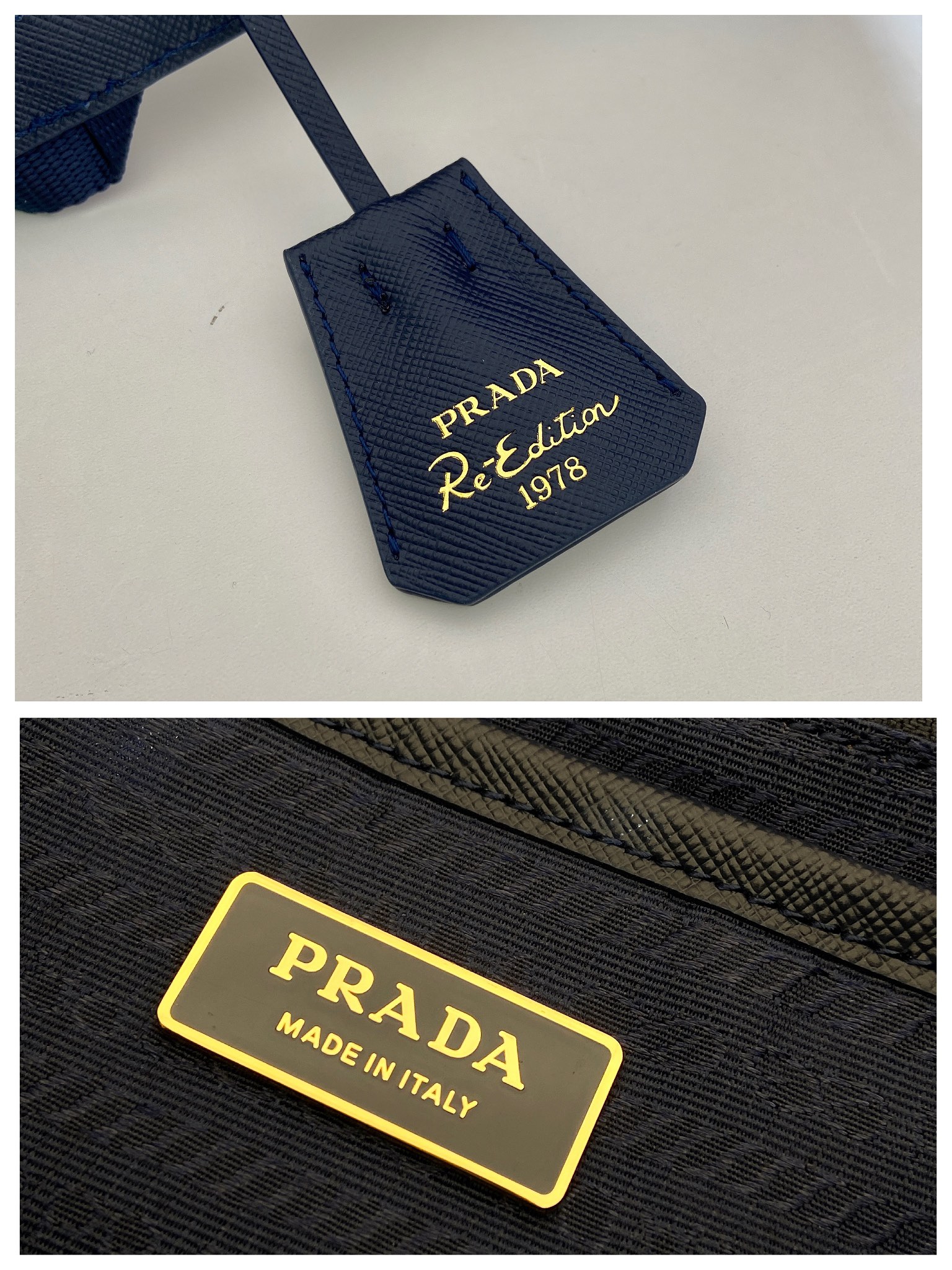 普拉达 PRADA Re-Nylon 1978 双肩包 尼龙 海蓝色 H0-1BZ677_RV44_F0DMH_V_OOM