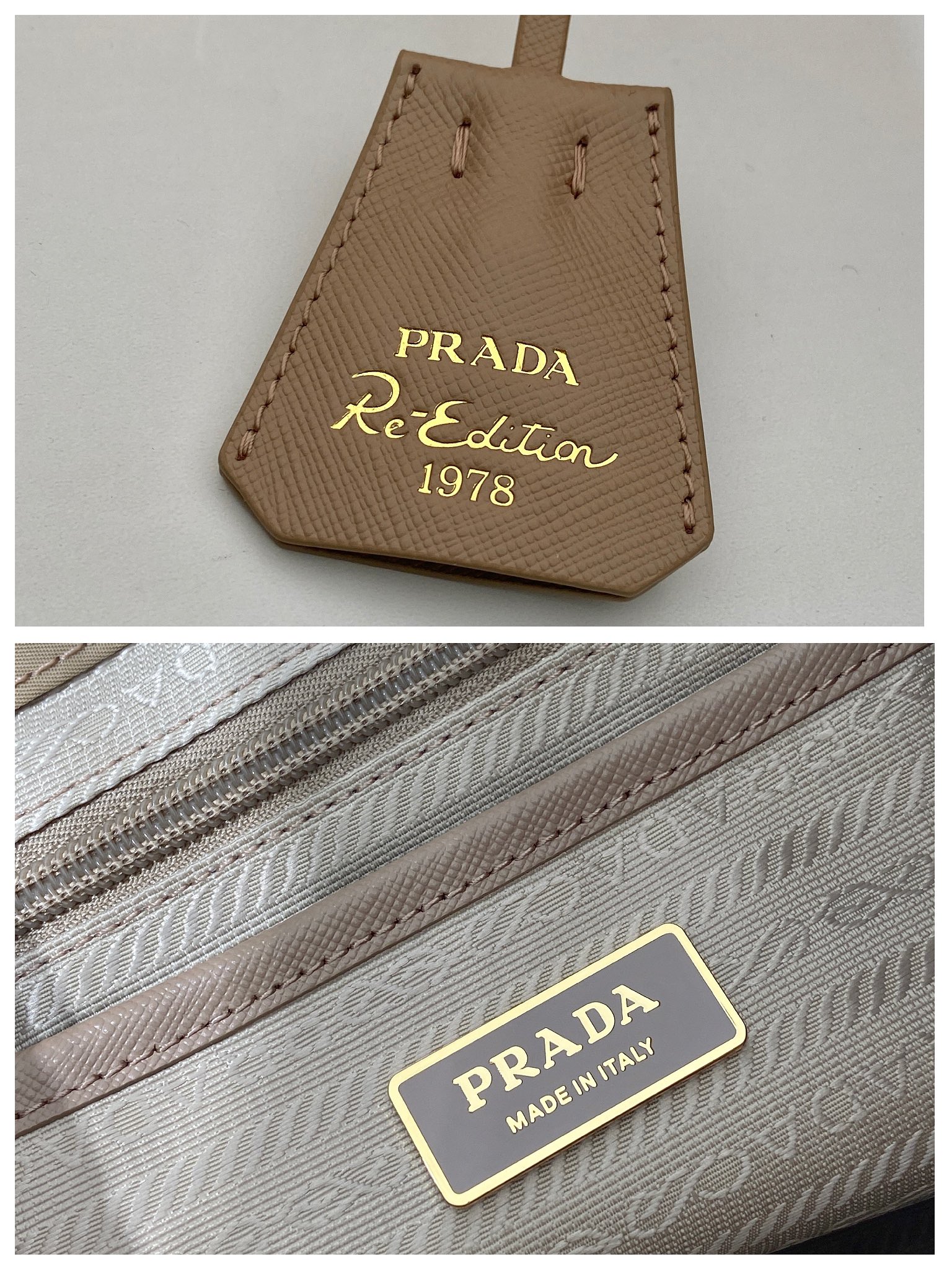 小号 普拉达 PRADA Re-Nylon 1978 双肩包 尼龙 沙漠黄 H0-1BZ677_RV44_F0F24_V_OOO