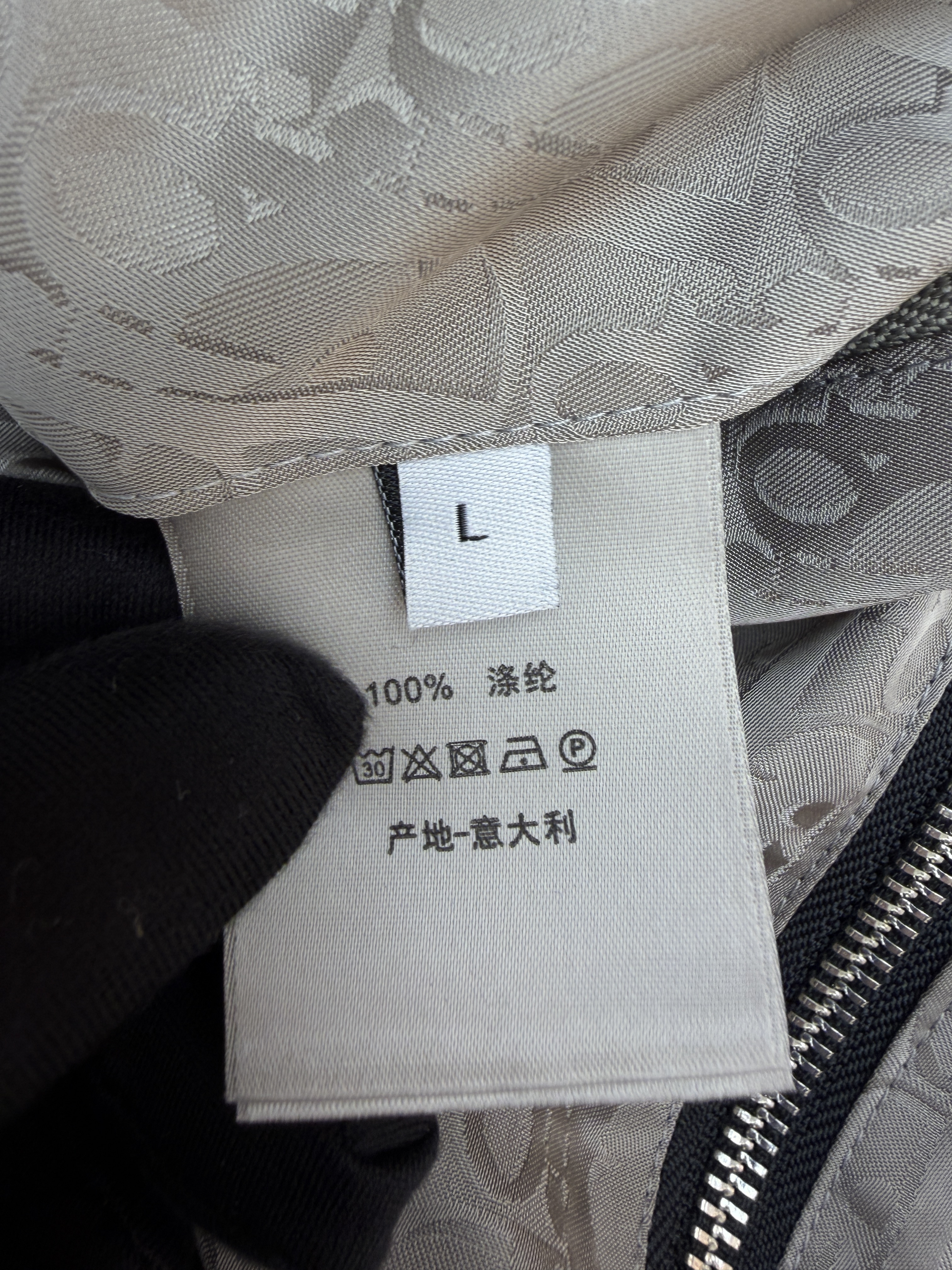 DIOR 迪奥 双面两穿拉链连帽夹克 外套 长袖 秋冬 黑色 C0