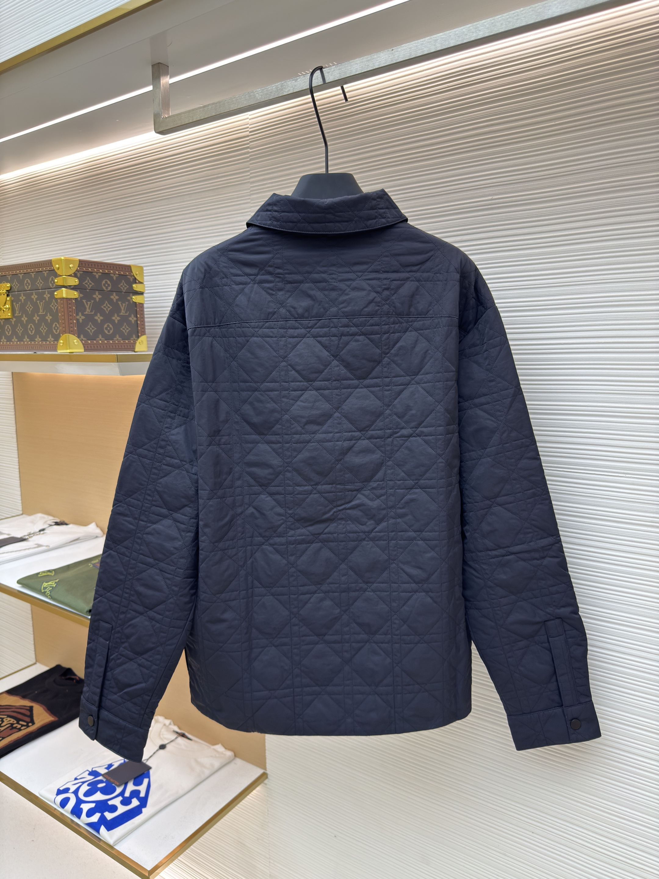 DIOR 迪奥 菱形格绗绣棉服 夹克 外套 长袖 保暖 C5