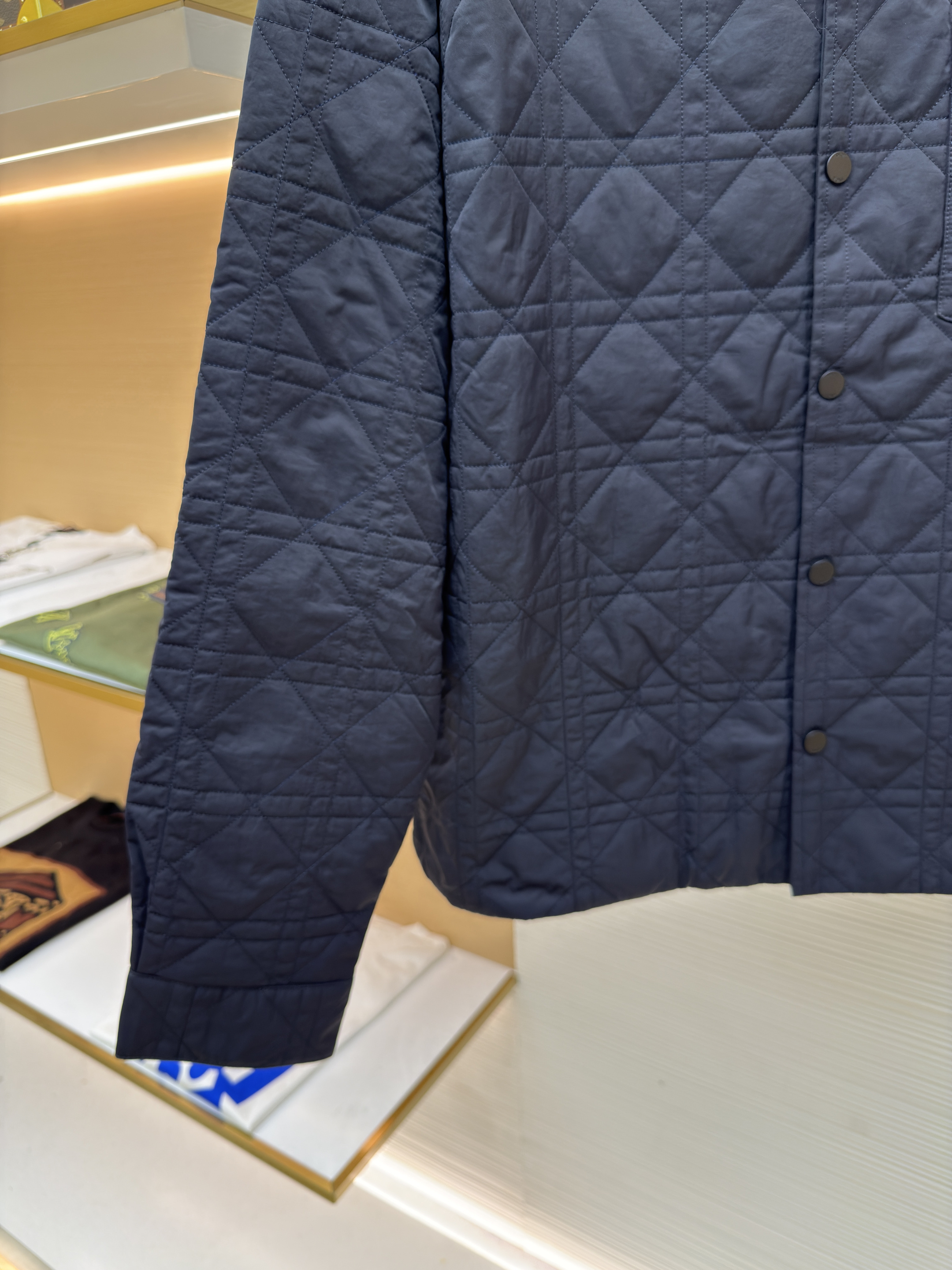DIOR 迪奥 菱形格绗绣棉服 夹克 外套 长袖 保暖 C5