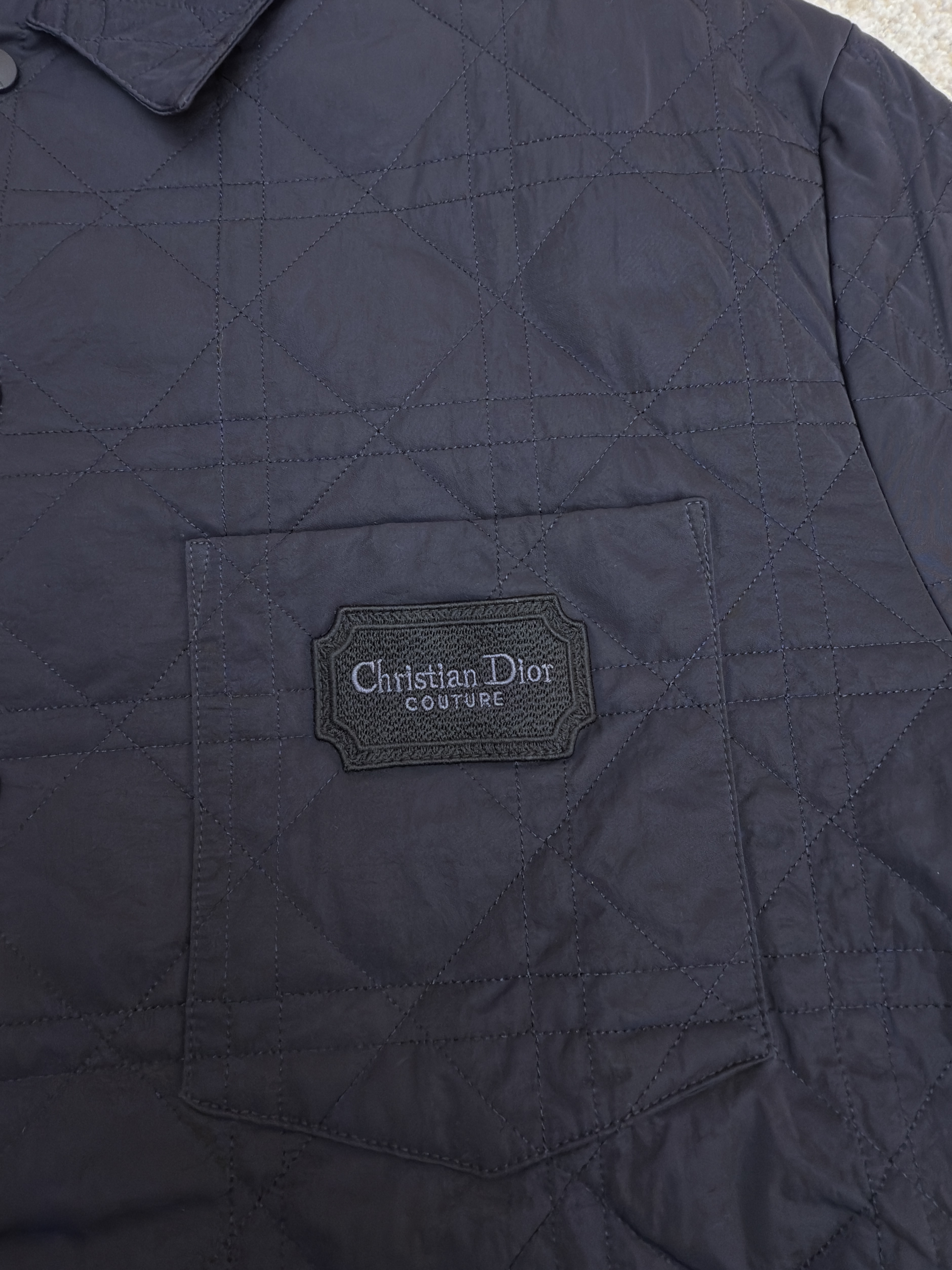DIOR 迪奥 菱形格绗绣棉服 夹克 外套 长袖 保暖 C5