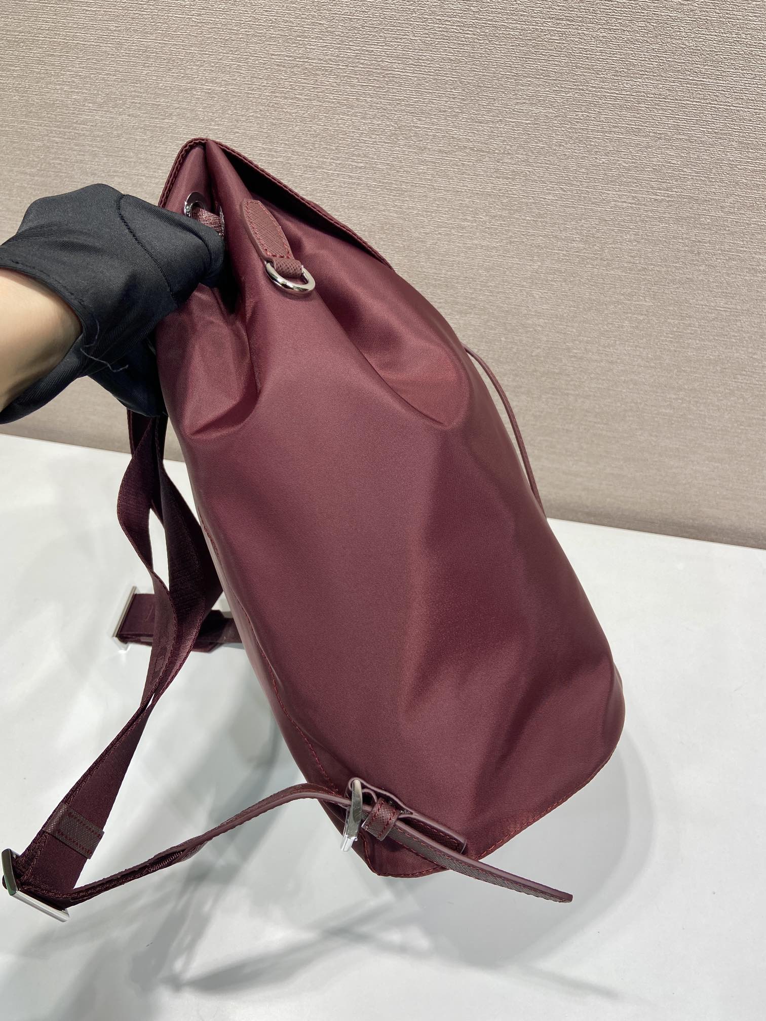 小号 普拉达 PRADA Re-Nylon 双肩包 旅行包   尼龙 F0-1BZ197_RV44_F0002_V_OOO