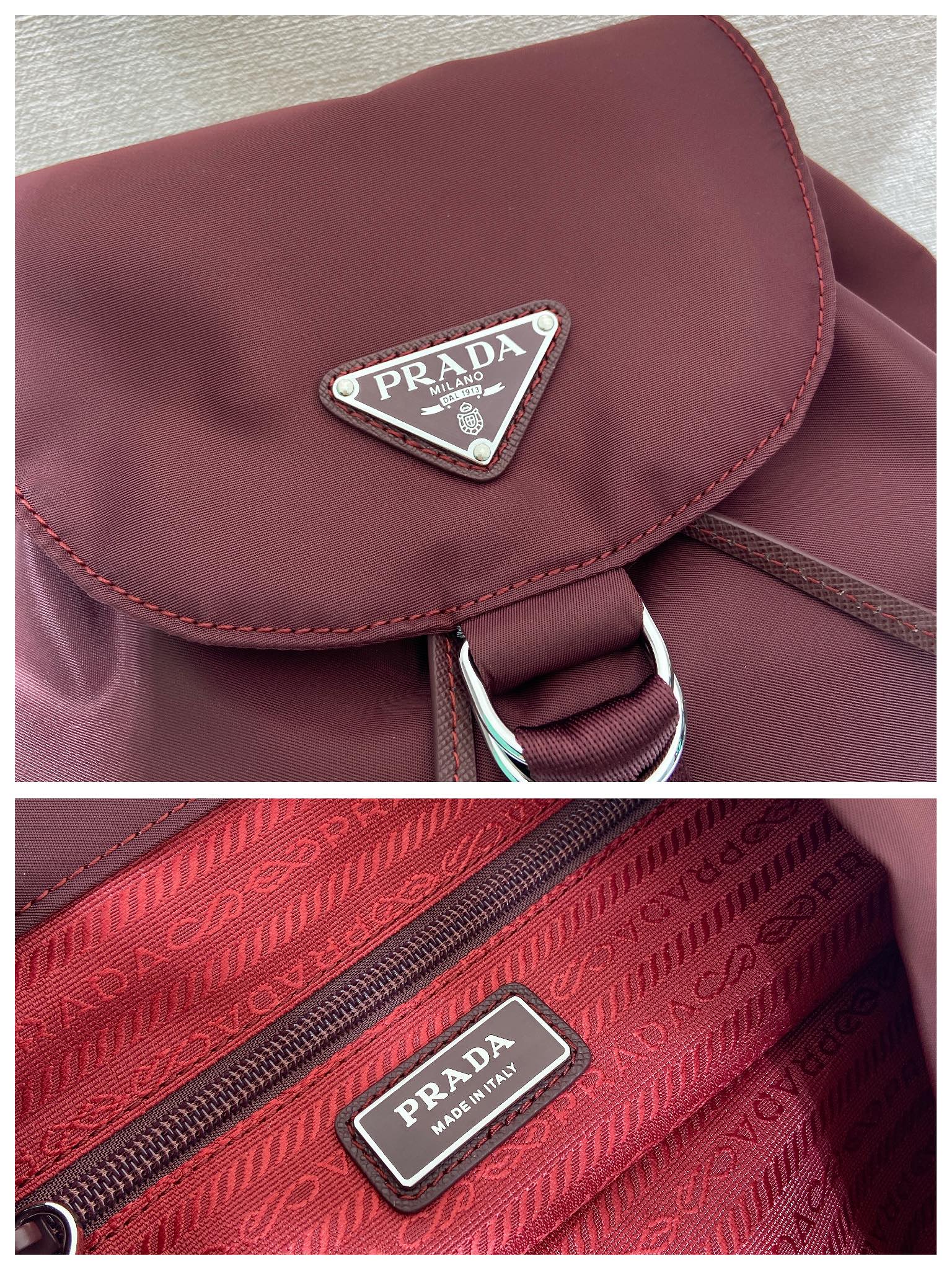 小号 普拉达 PRADA Re-Nylon 双肩包 旅行包   尼龙 F0-1BZ197_RV44_F0002_V_OOO