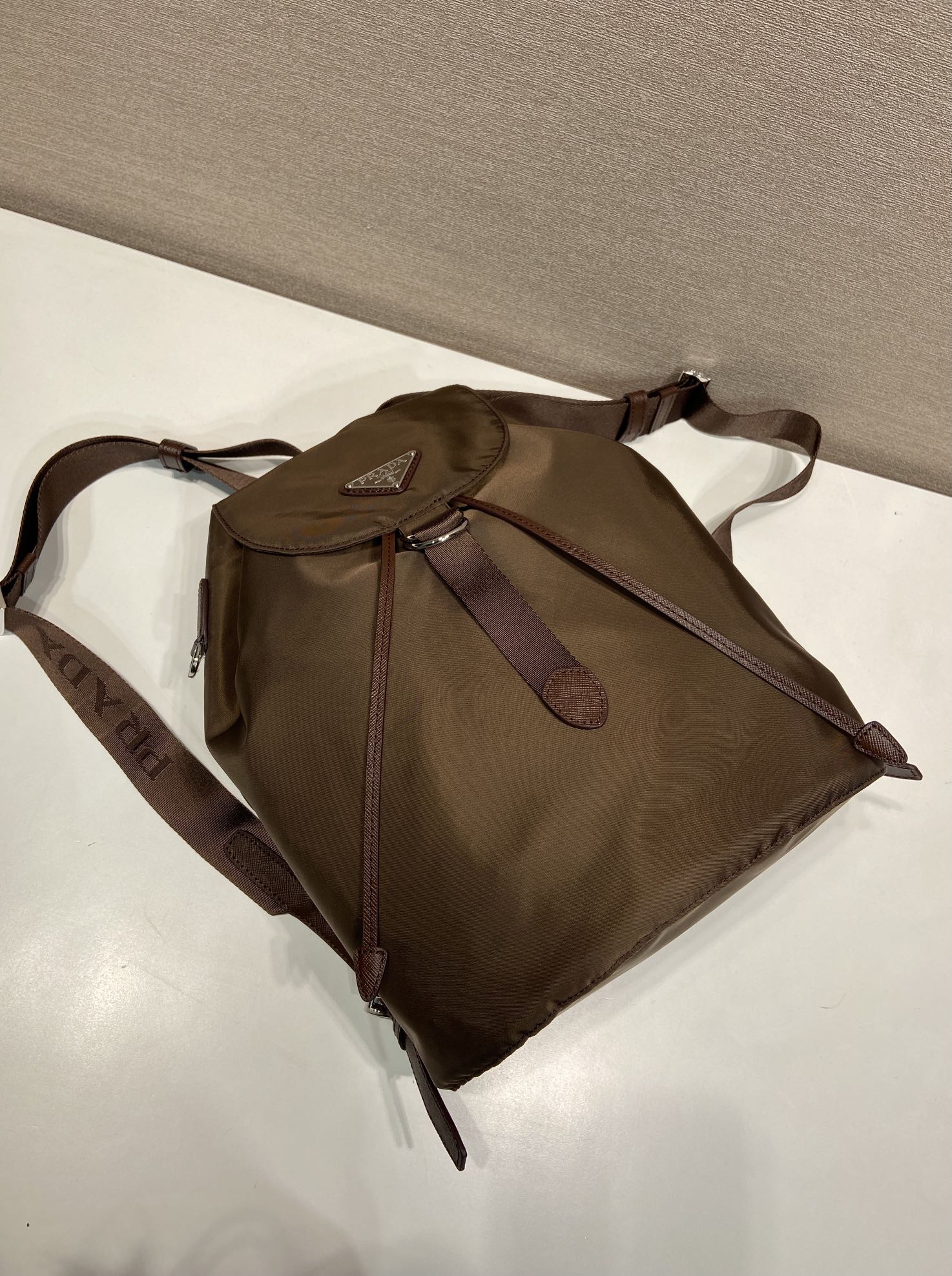 小号 普拉达 PRADA Re-Nylon 双肩包 旅行包   尼龙 F0-1BZ197_RV44_F0002_V_OOO