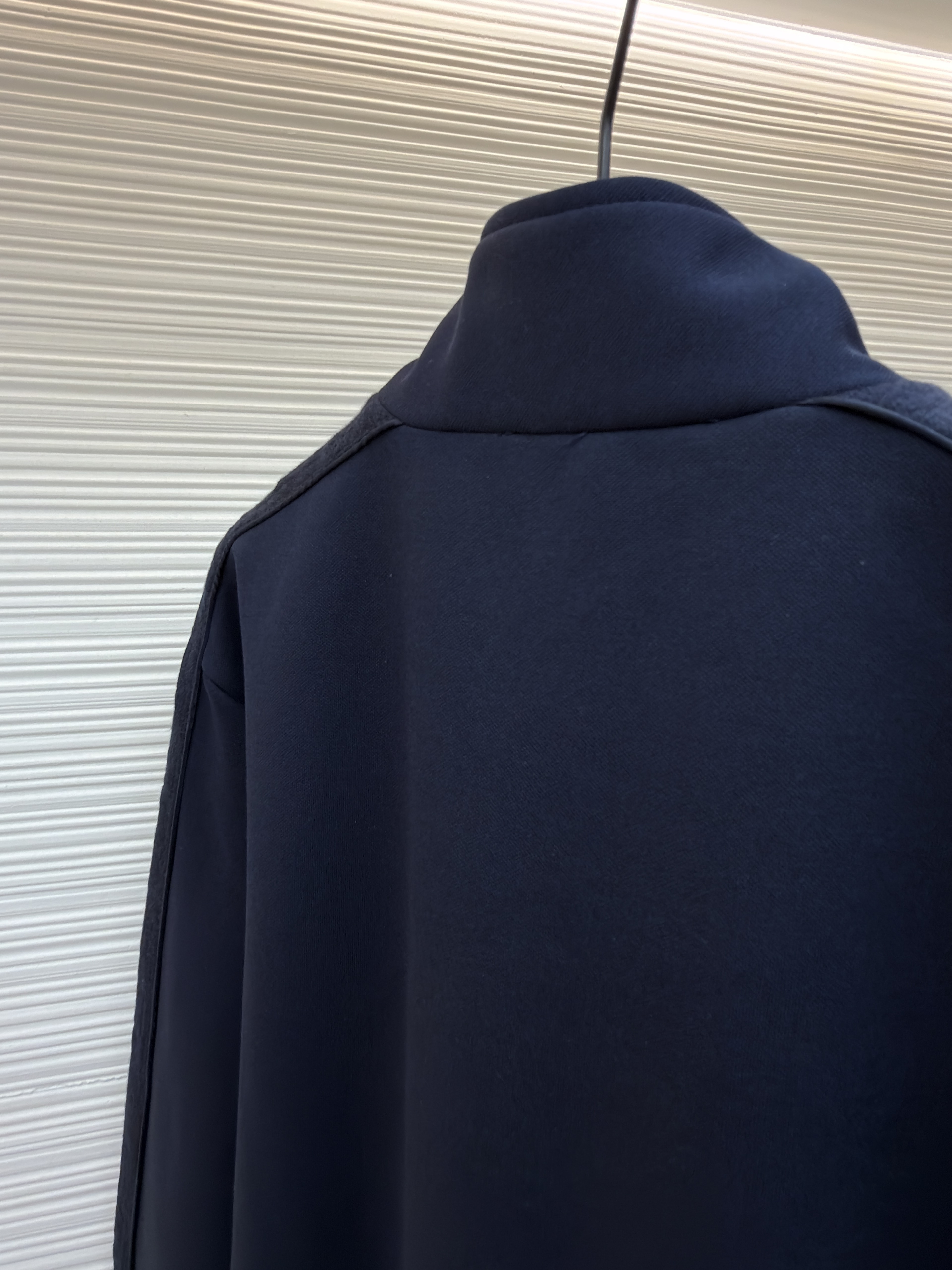 DIOR 迪奥 镶片拉链立领夹克 秋冬 外套 长袖 藏蓝色 B2