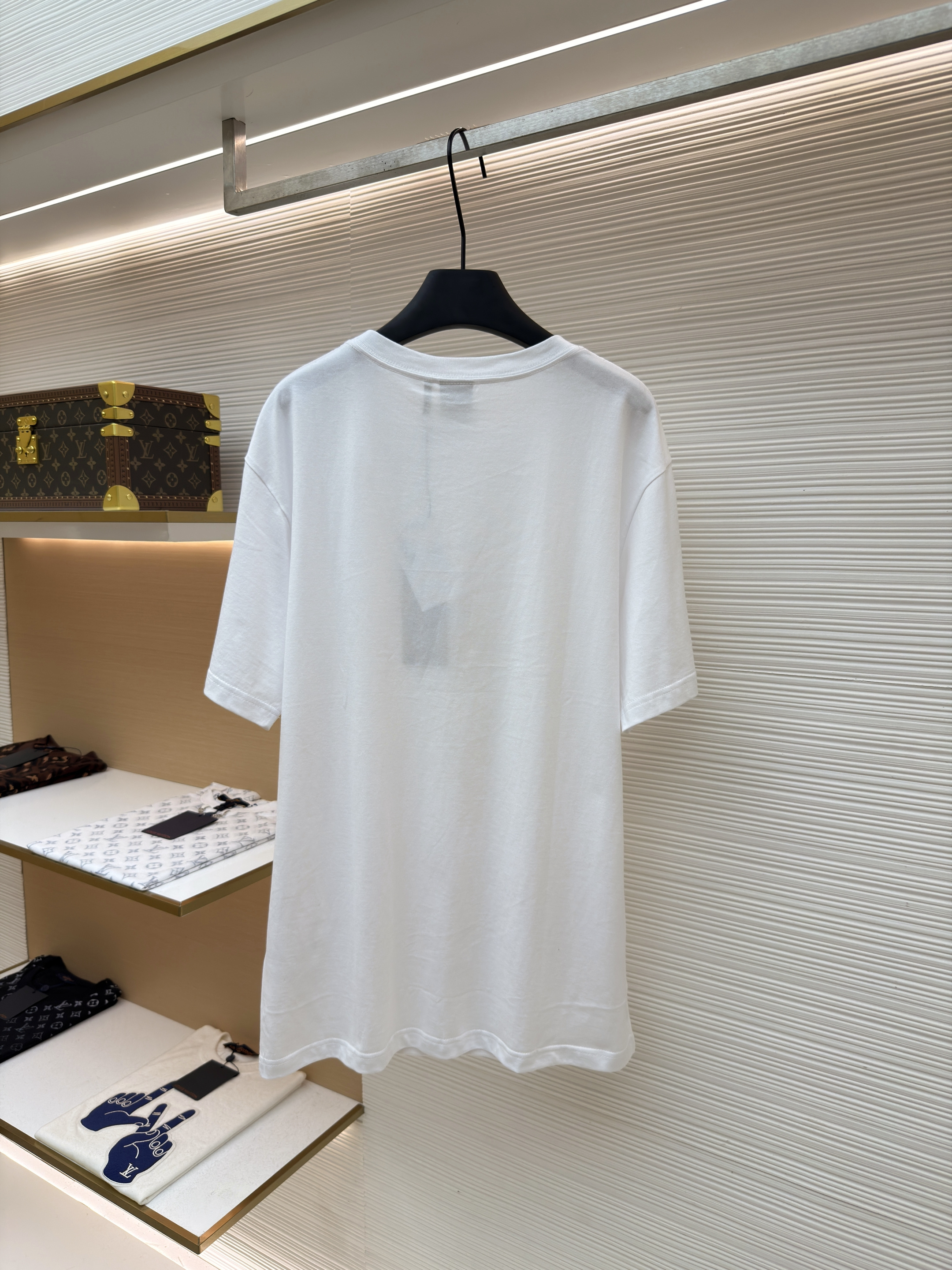 DIOR 迪奥 铭牌刺绣圆领短袖 T恤 夏季 白色 黑色 A0 