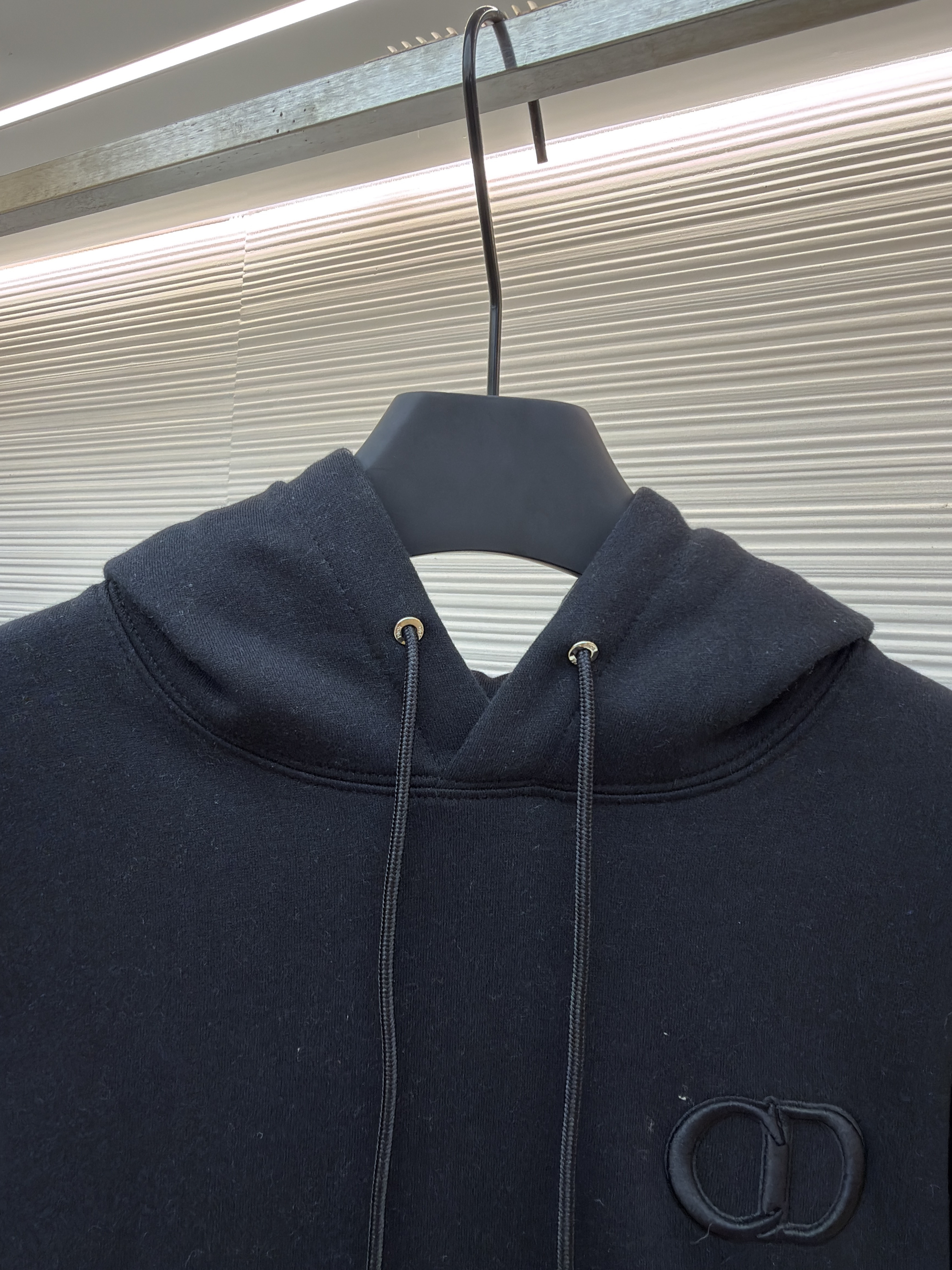 DIOR 迪奥 CD字母刺绣连帽卫衣 秋冬 外套 长袖 黑色 灰色 绿色 蓝色 B0