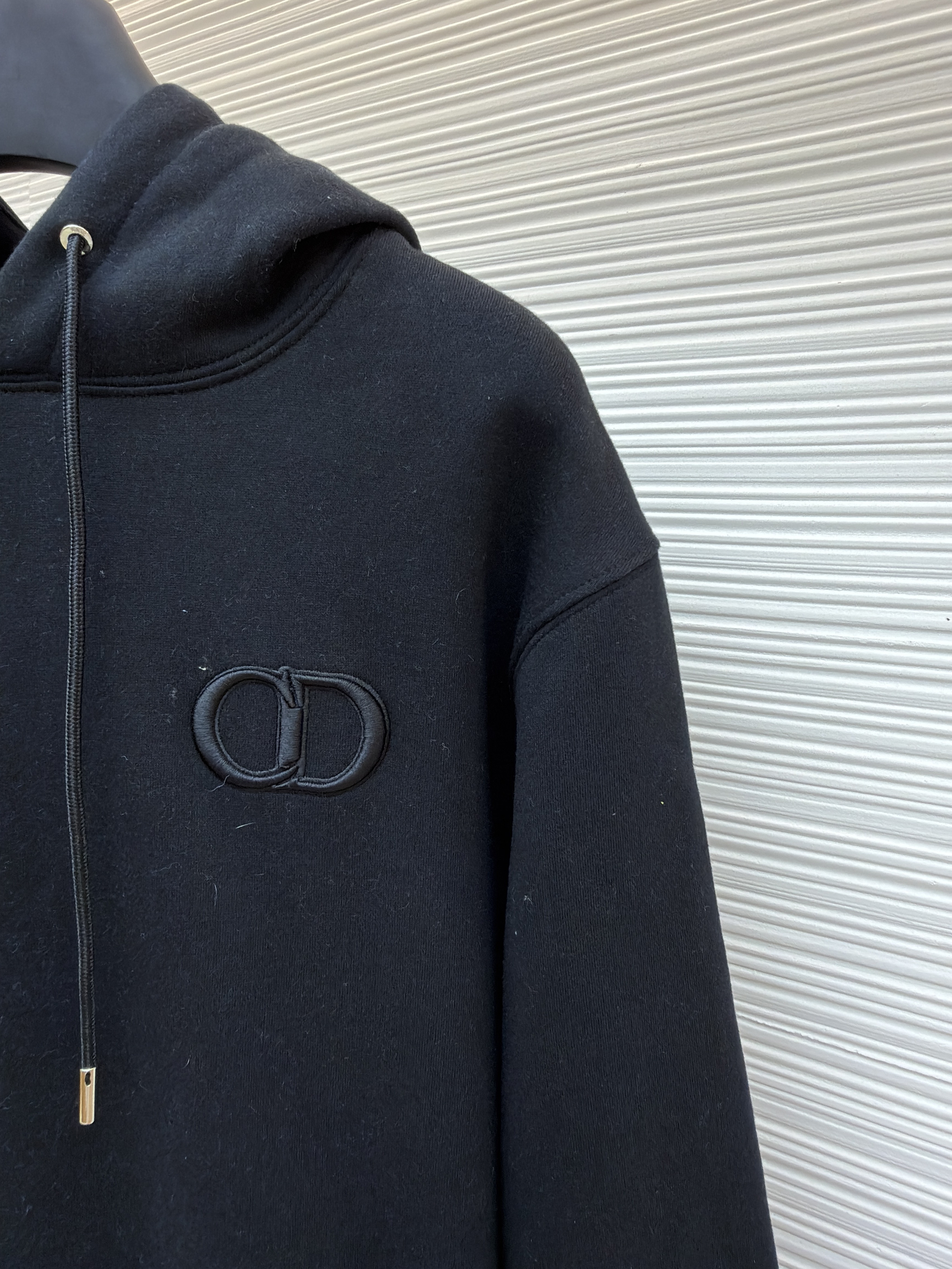 DIOR 迪奥 CD字母刺绣连帽卫衣 秋冬 外套 长袖 黑色 灰色 绿色 蓝色 B0