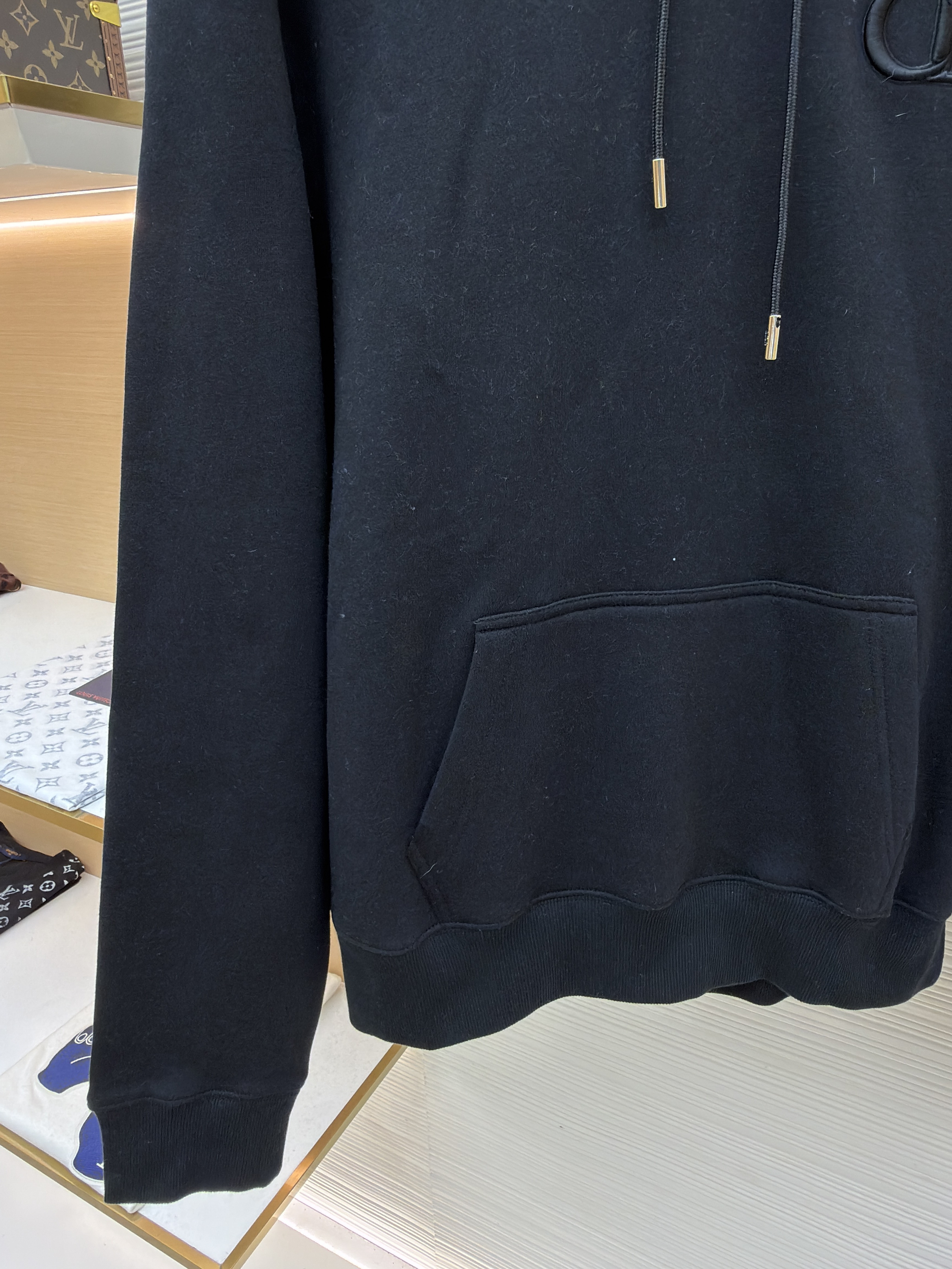 DIOR 迪奥 CD字母刺绣连帽卫衣 秋冬 外套 长袖 黑色 灰色 绿色 蓝色 B0