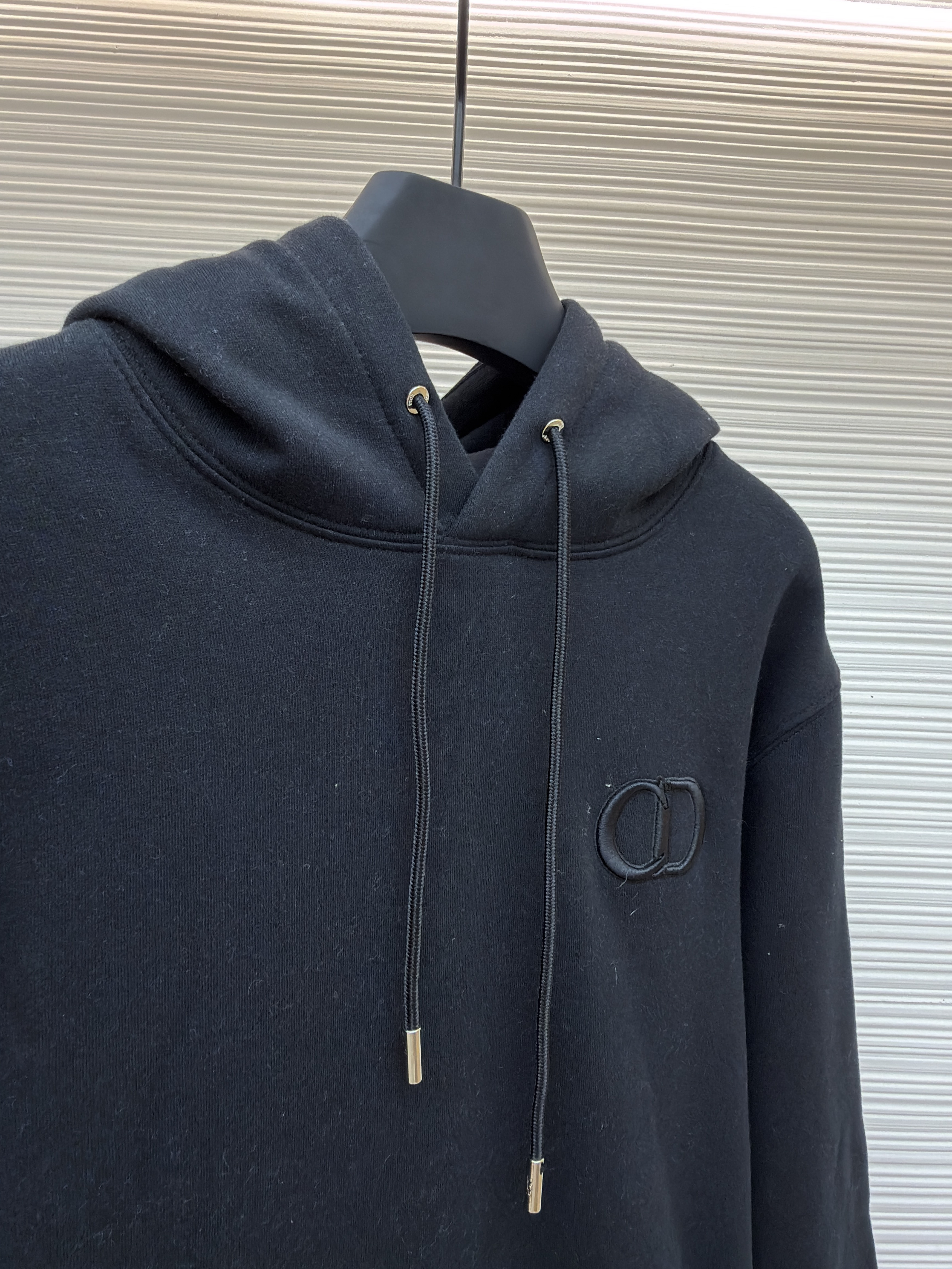 DIOR 迪奥 CD字母刺绣连帽卫衣 秋冬 外套 长袖 黑色 灰色 绿色 蓝色 B0