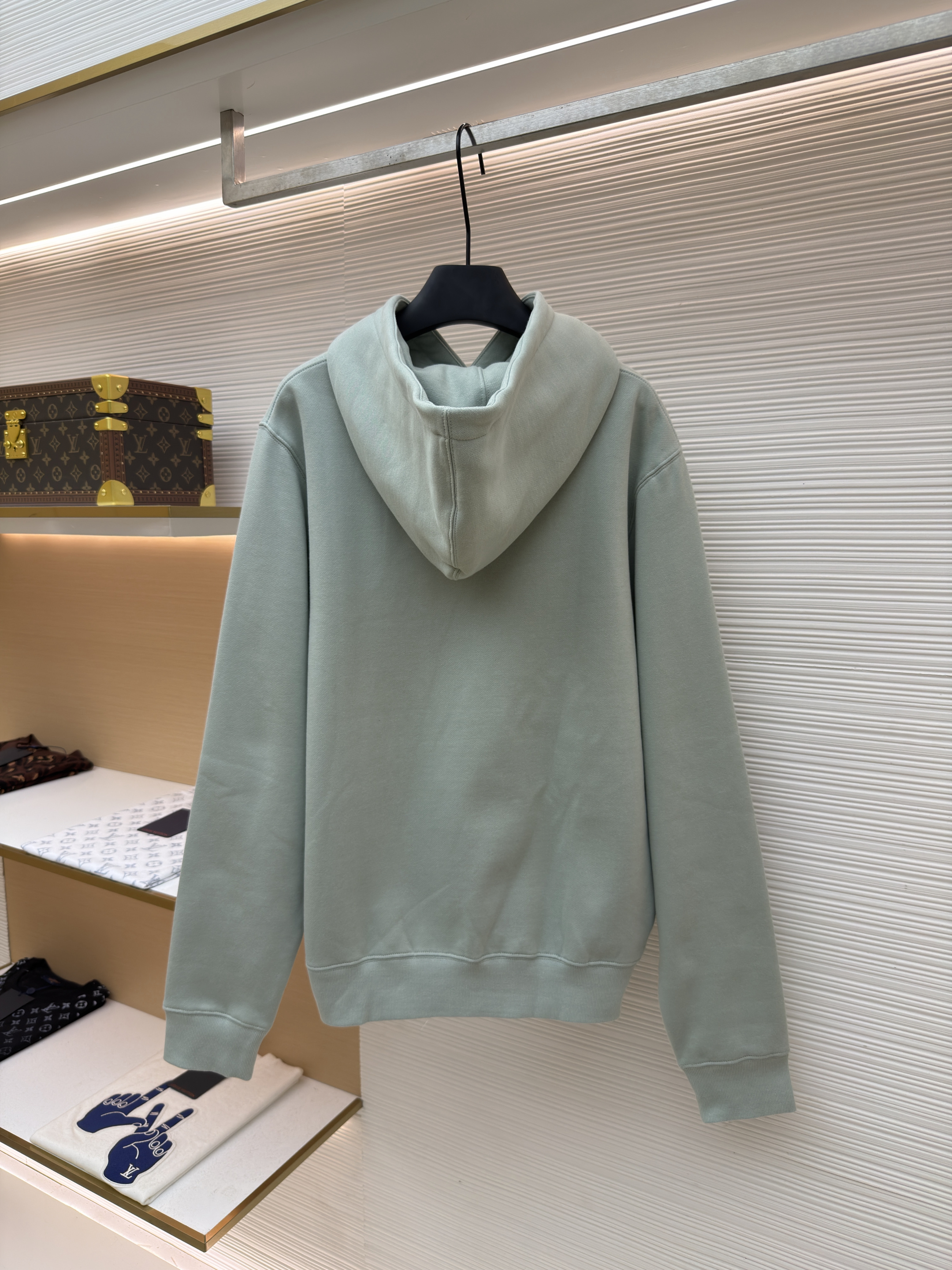 DIOR 迪奥 CD字母刺绣连帽卫衣 秋冬 外套 长袖 黑色 灰色 绿色 蓝色 B0