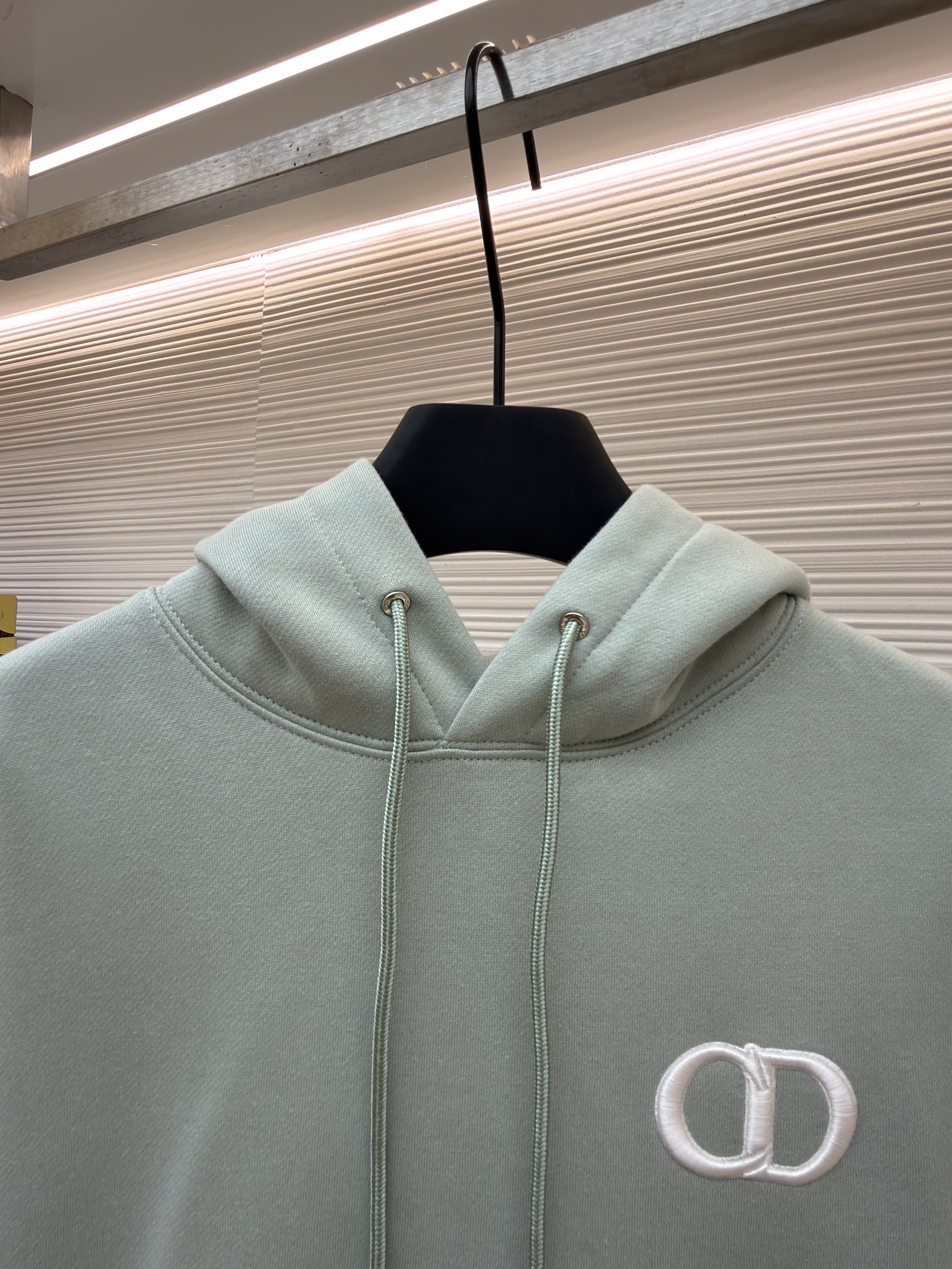 DIOR 迪奥 CD字母刺绣连帽卫衣 秋冬 外套 长袖 黑色 灰色 绿色 蓝色 B0