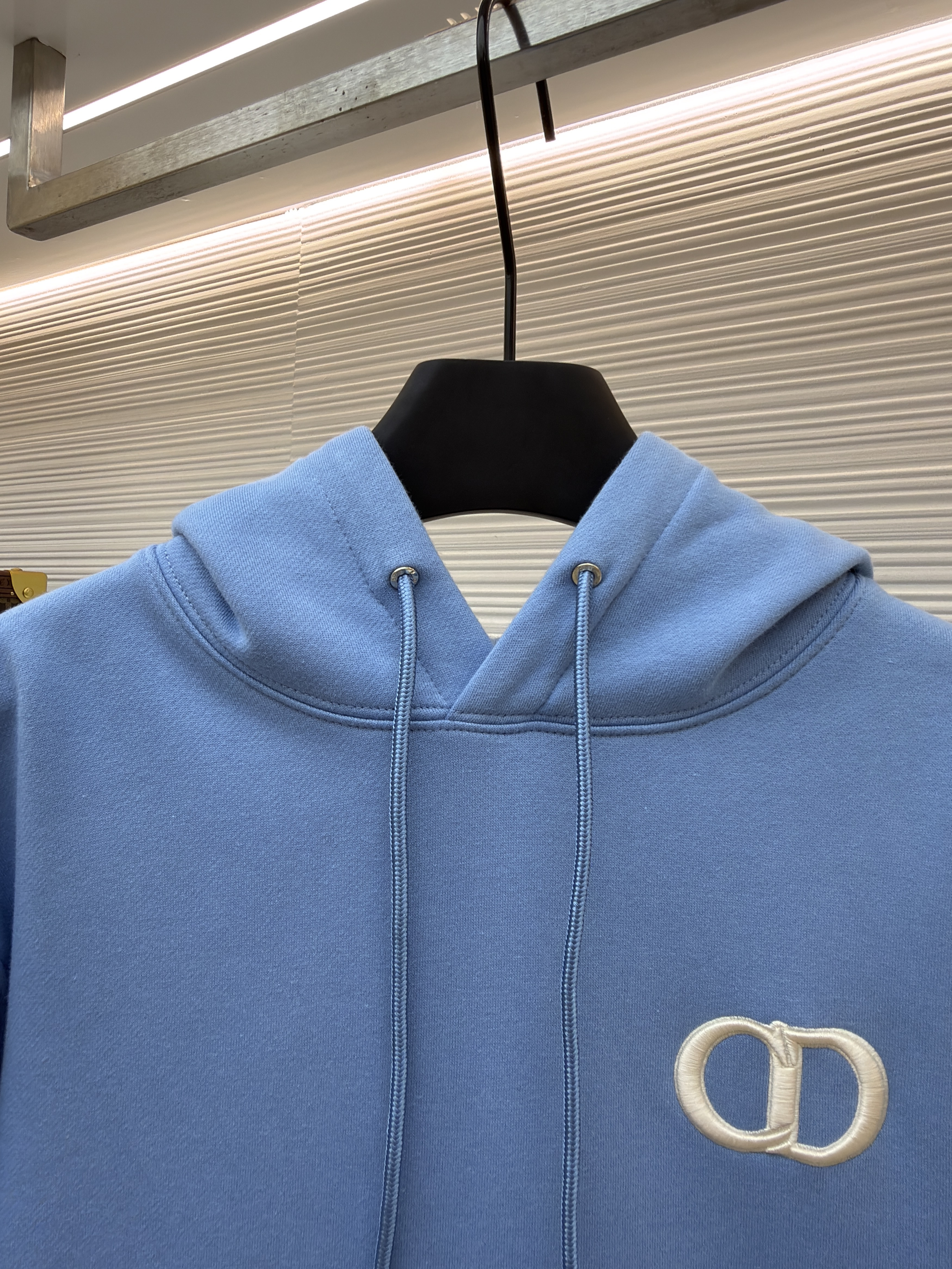 DIOR 迪奥 CD字母刺绣连帽卫衣 秋冬 外套 长袖 黑色 灰色 绿色 蓝色 B0