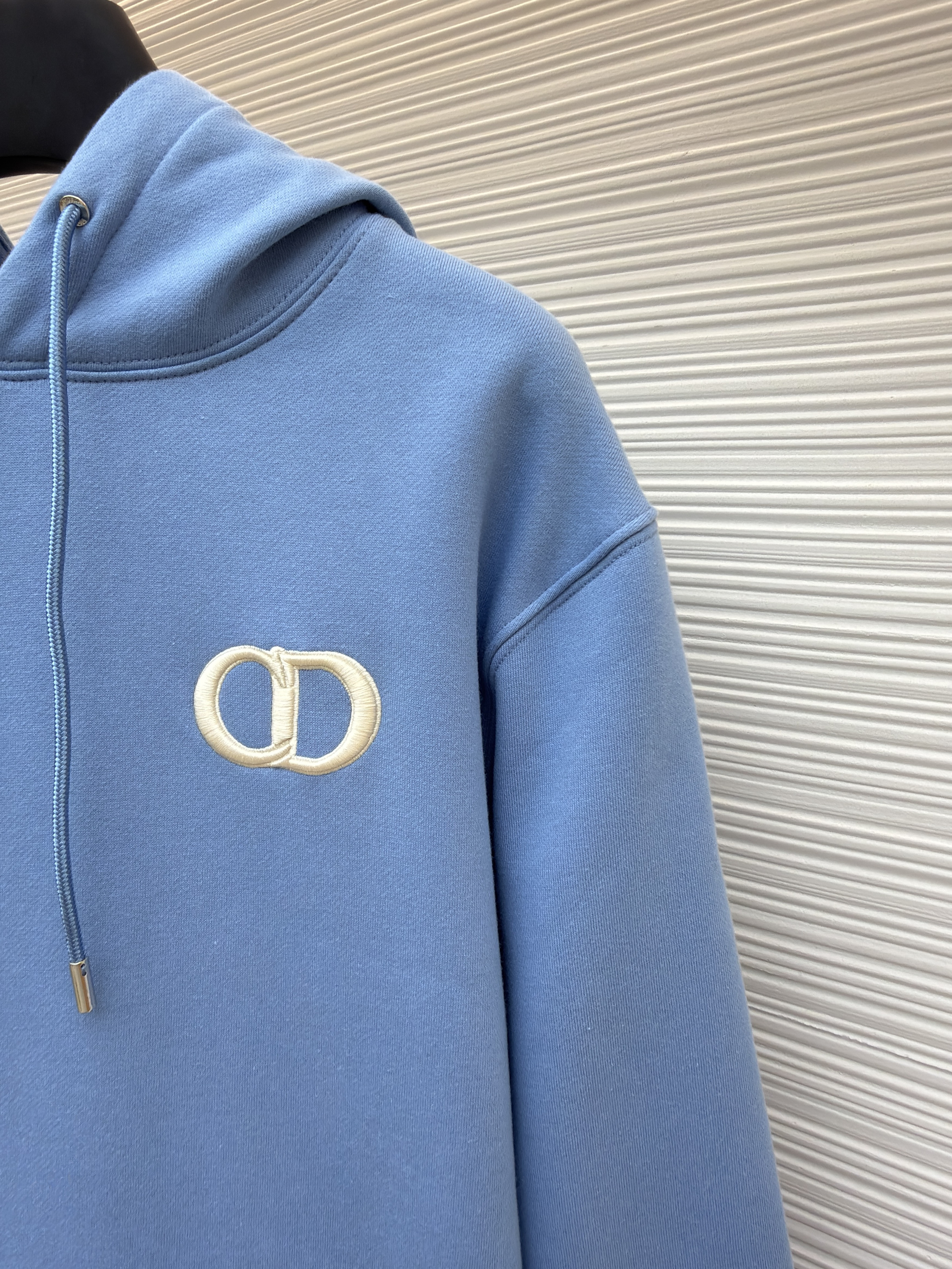 DIOR 迪奥 CD字母刺绣连帽卫衣 秋冬 外套 长袖 黑色 灰色 绿色 蓝色 B0