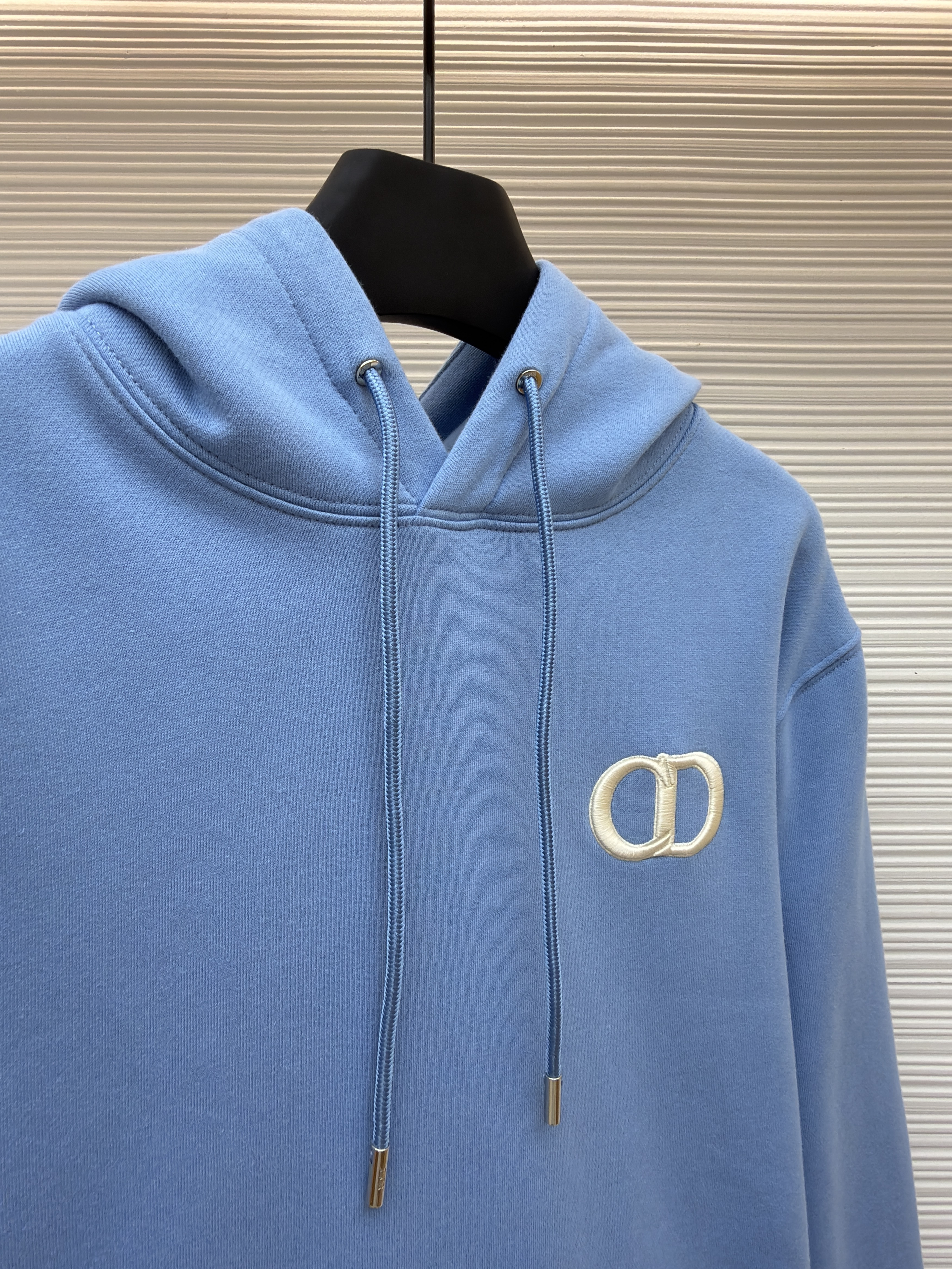 DIOR 迪奥 CD字母刺绣连帽卫衣 秋冬 外套 长袖 黑色 灰色 绿色 蓝色 B0