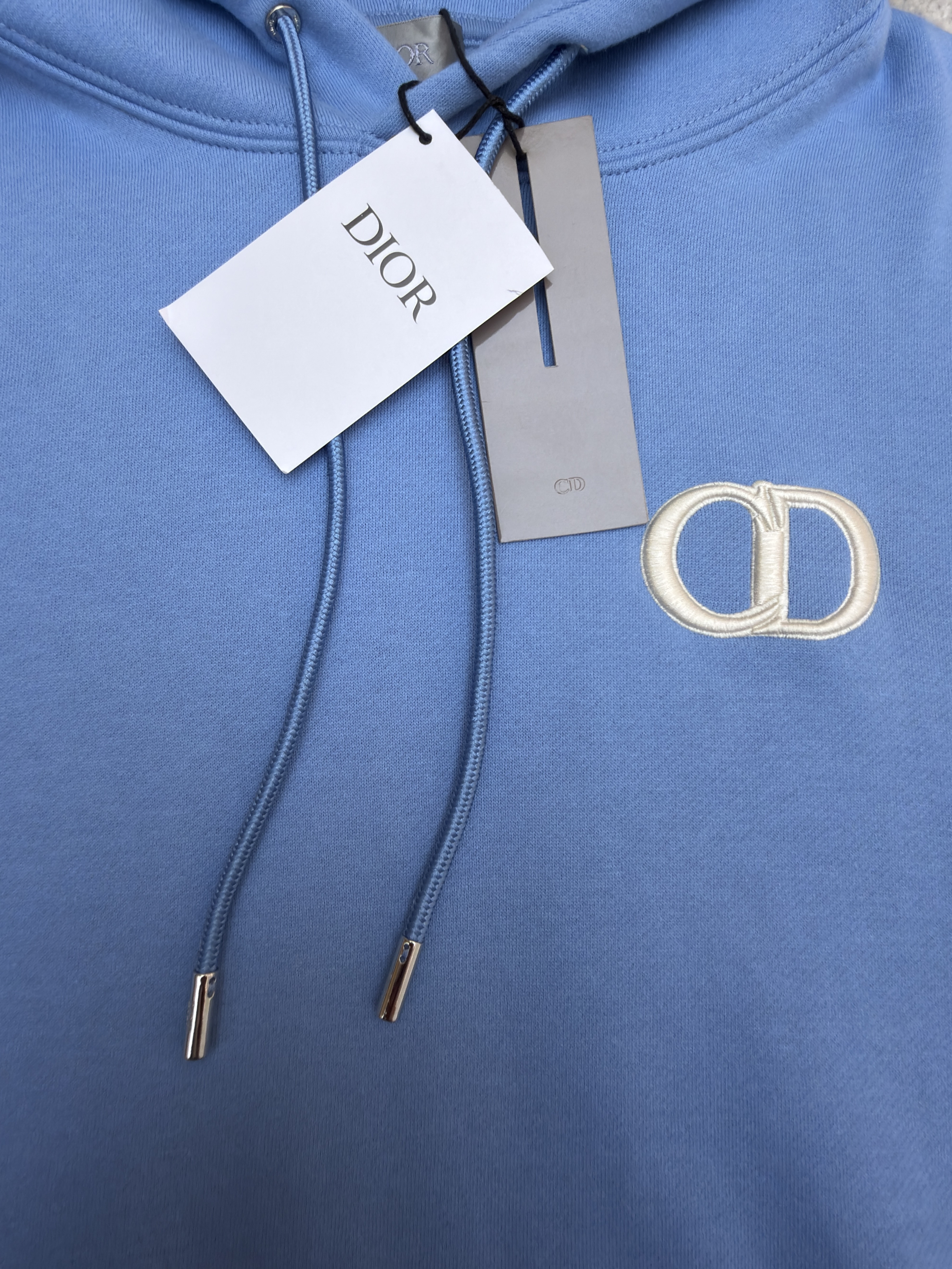 DIOR 迪奥 CD字母刺绣连帽卫衣 秋冬 外套 长袖 黑色 灰色 绿色 蓝色 B0