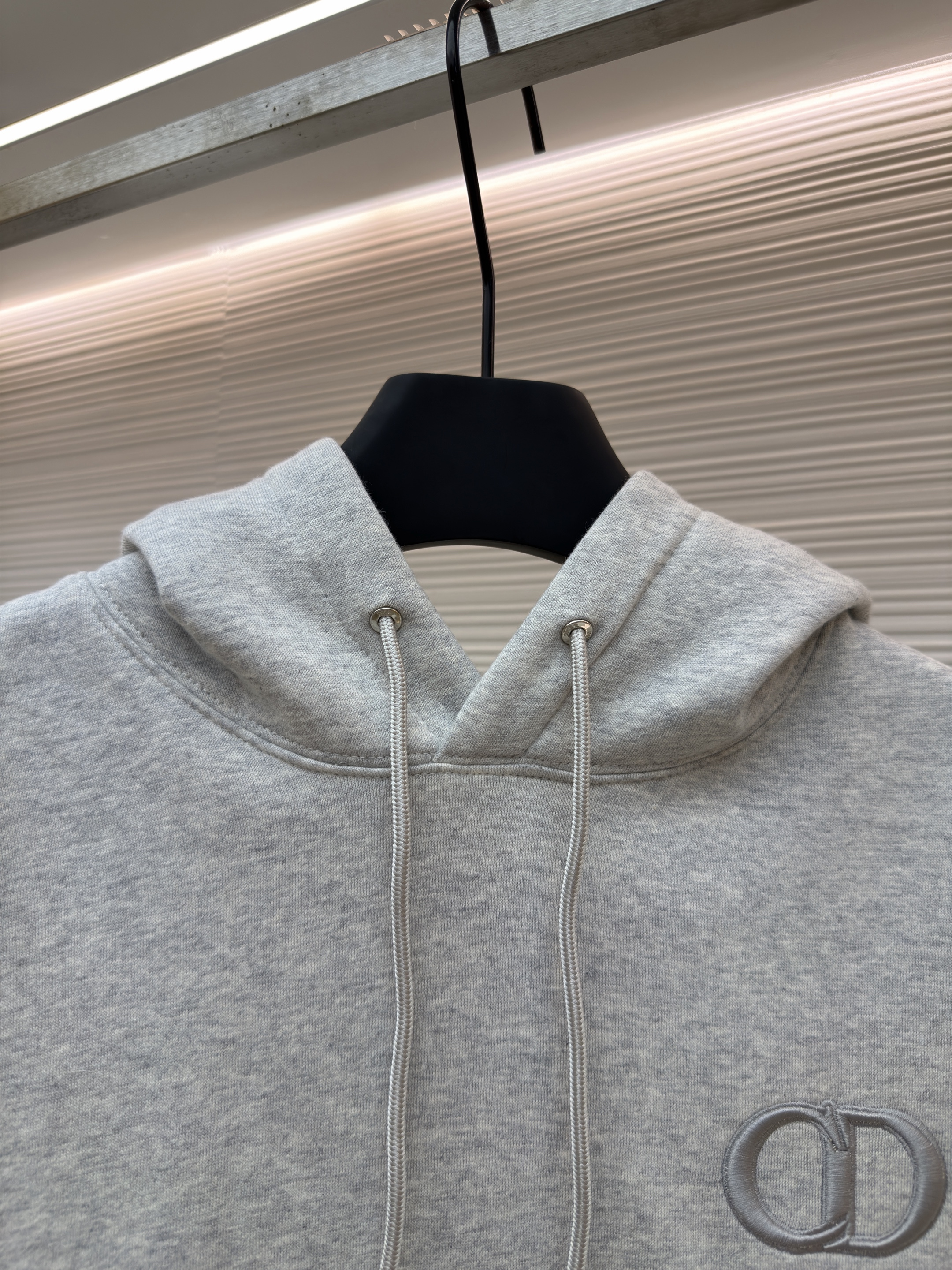 DIOR 迪奥 CD字母刺绣连帽卫衣 秋冬 外套 长袖 黑色 灰色 绿色 蓝色 B0