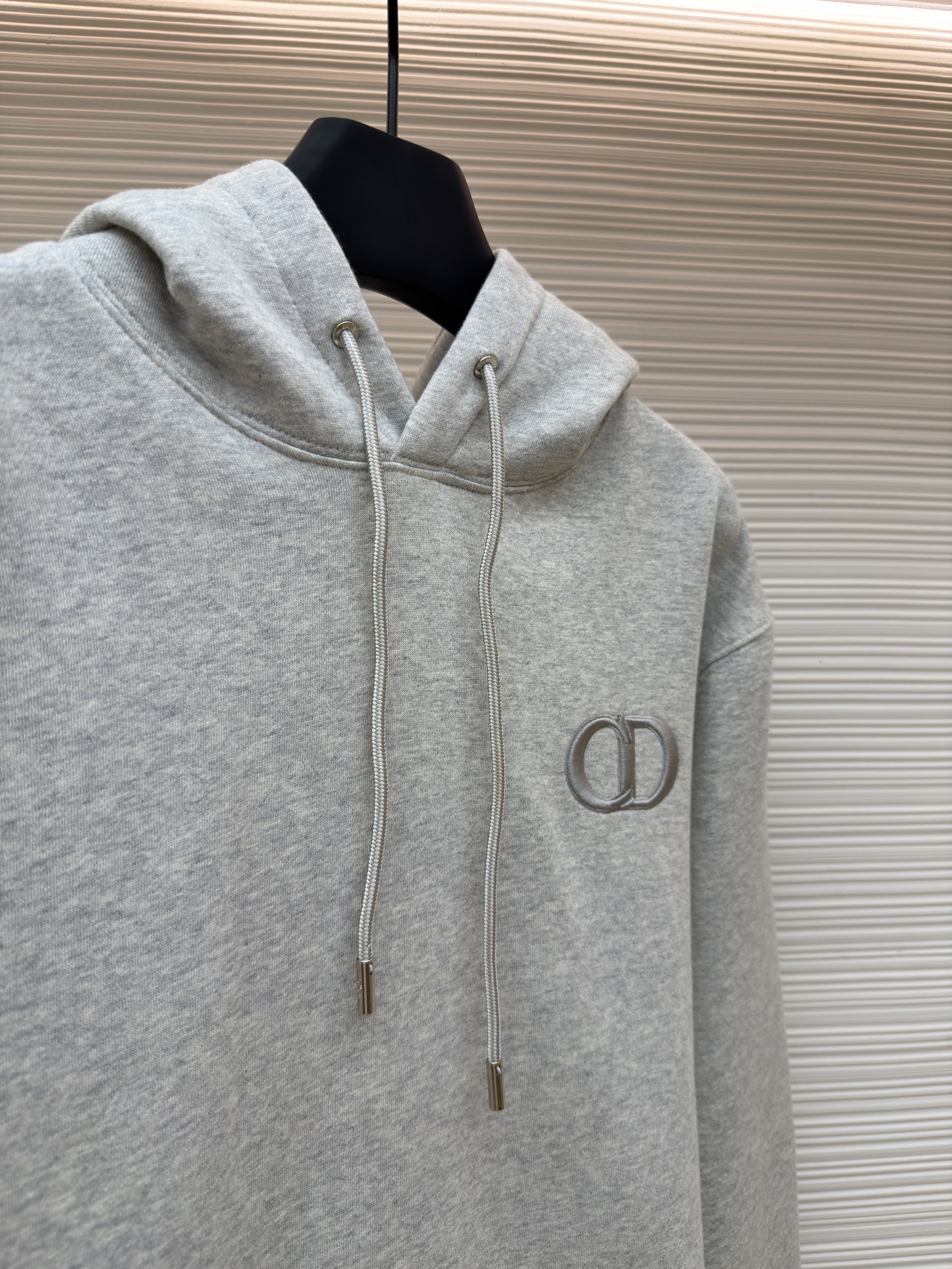 DIOR 迪奥 CD字母刺绣连帽卫衣 秋冬 外套 长袖 黑色 灰色 绿色 蓝色 B0