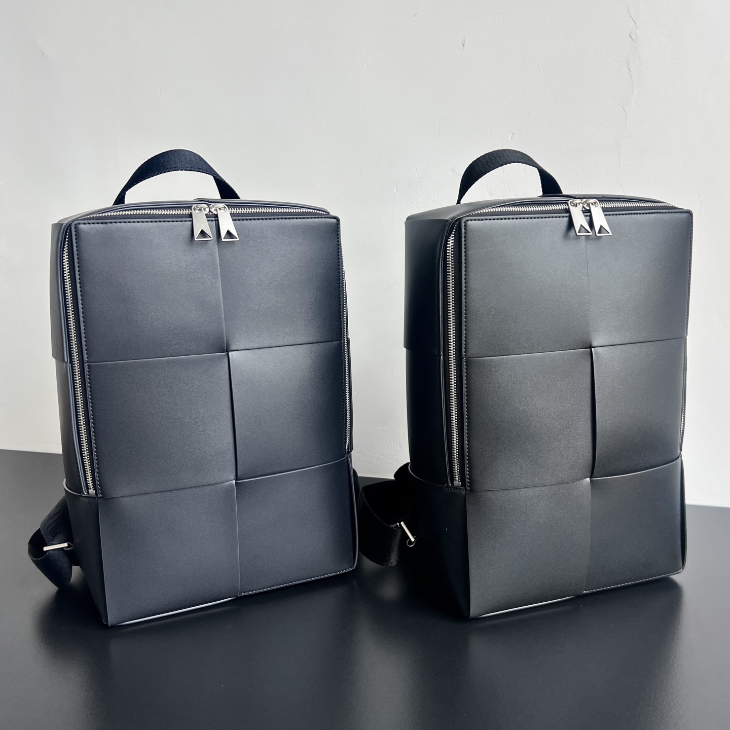 BV Bottega Veneta Intreccio 编织拉链 开合 小牛皮 Backpack / Rucksack-J0-737324VB1K18480