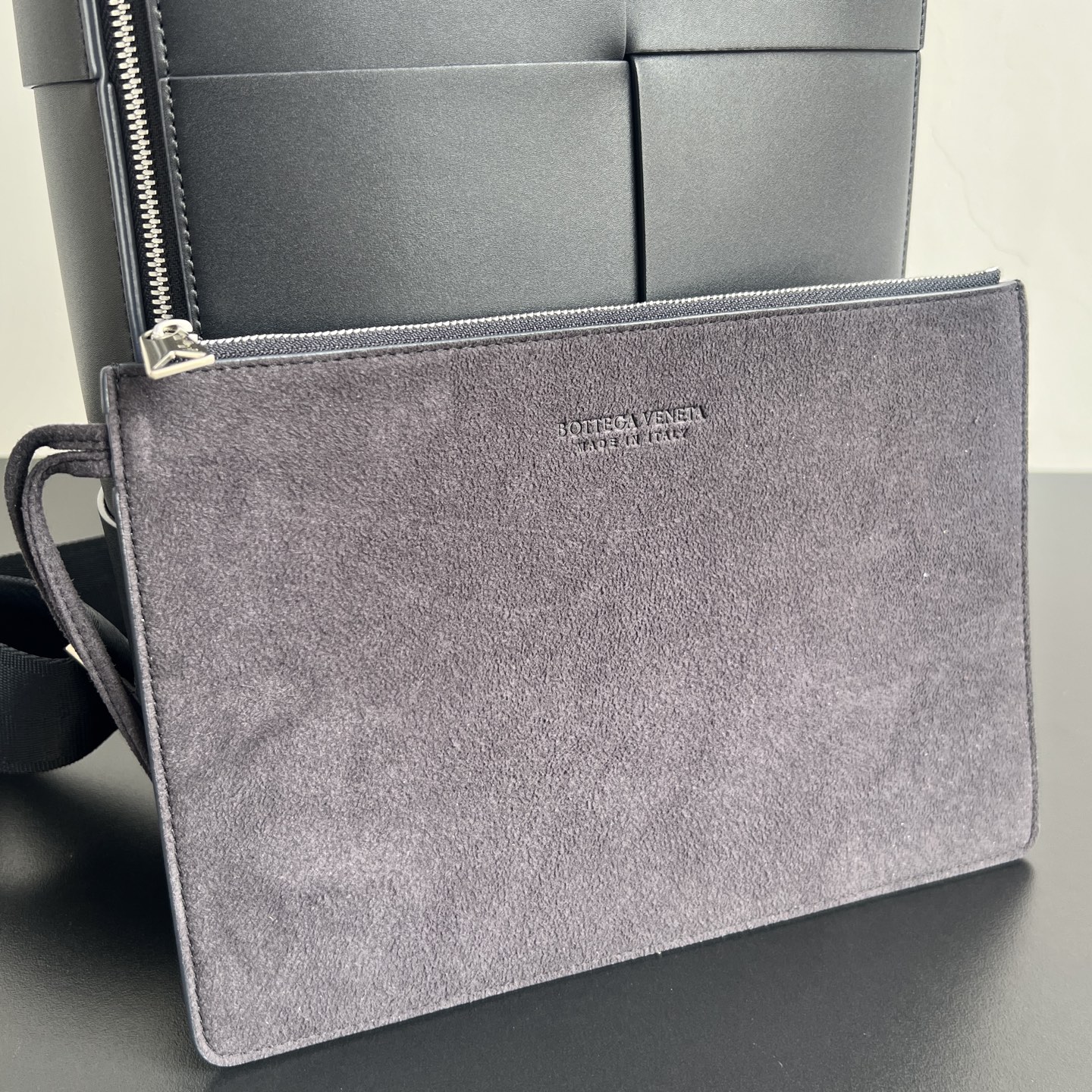 BV Bottega Veneta Intreccio 编织拉链 开合 小牛皮 Backpack / Rucksack-J0-737324VB1K18480