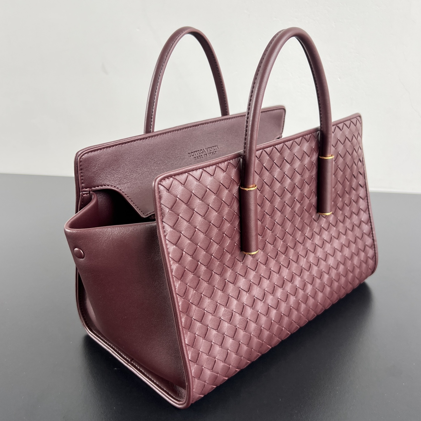  托特 Small BV Bottega Veneta Intreccio Woven Zip Tote Bag (Lambskin) - J0-875932V5KD06149