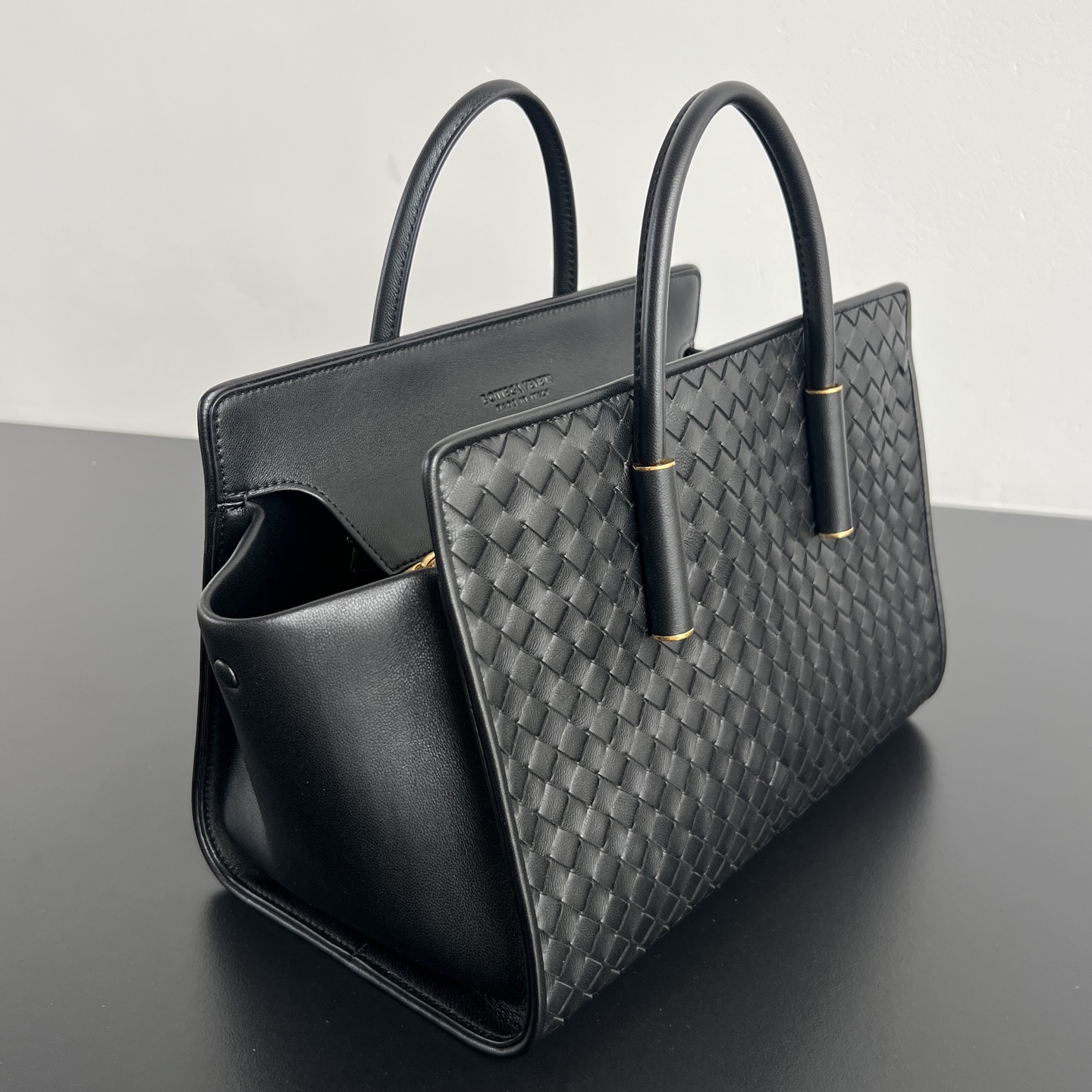  托特 Small BV Bottega Veneta Intreccio Woven Zip Tote Bag (Lambskin) - J0-875932V5KD06149