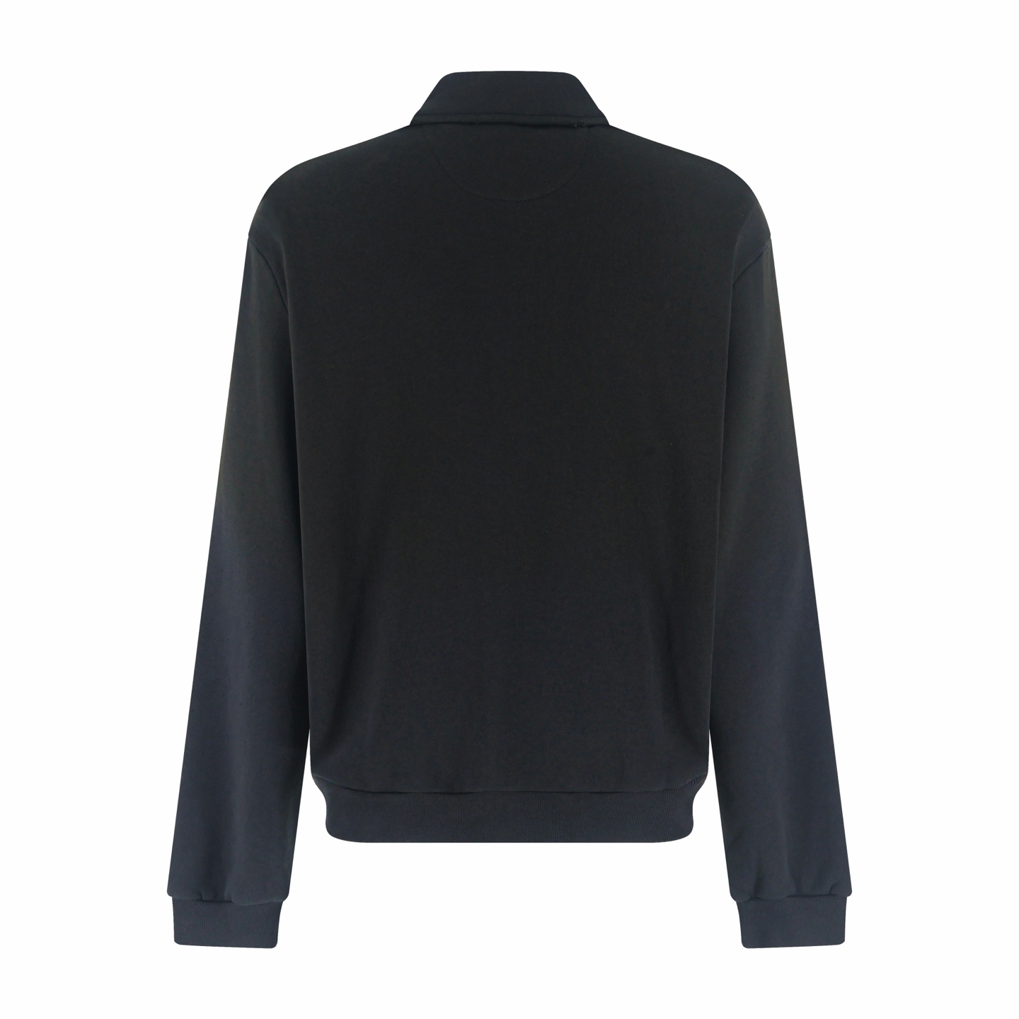 Acne Studios 1996做旧破坏翻领短款拉链卫衣夹克 外套 秋冬 长袖 黑色 灰色 B2
