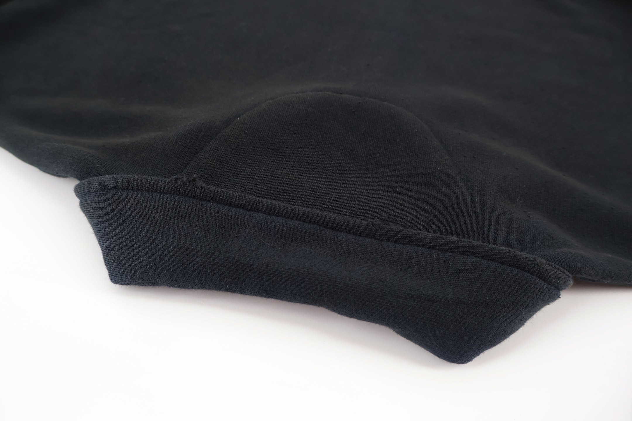 Acne Studios 1996做旧破坏翻领短款拉链卫衣夹克 外套 秋冬 长袖 黑色 灰色 B2