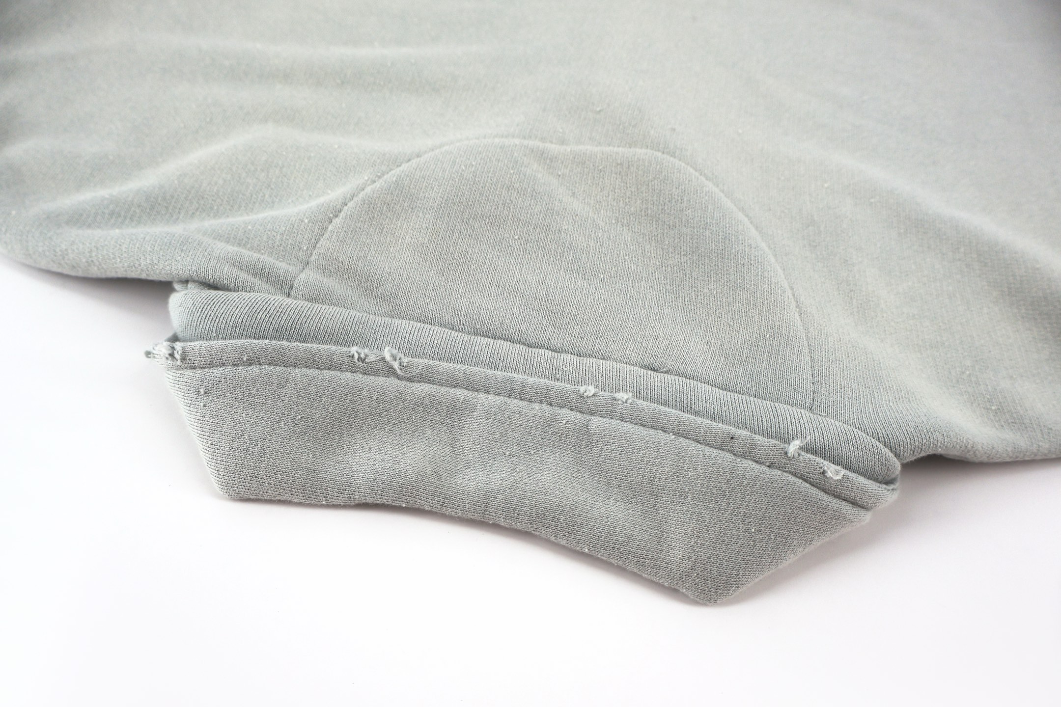 Acne Studios 1996做旧破坏翻领短款拉链卫衣夹克 外套 秋冬 长袖 黑色 灰色 B2
