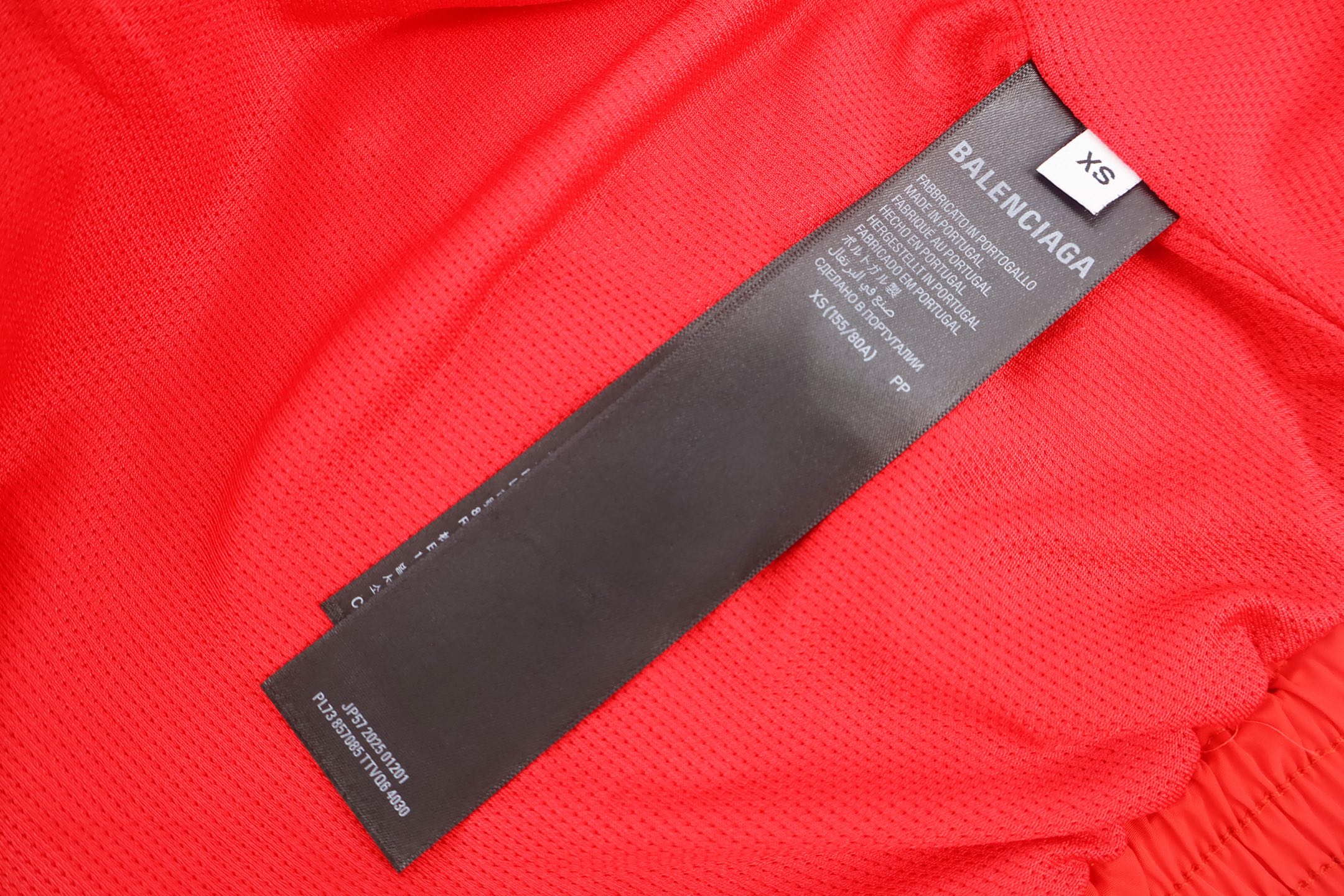 Balenciaga 巴黎世家 撞色皇冠刺绣反光印花拉链运动夹克 外套 长袖 藏蓝色 红色 B2