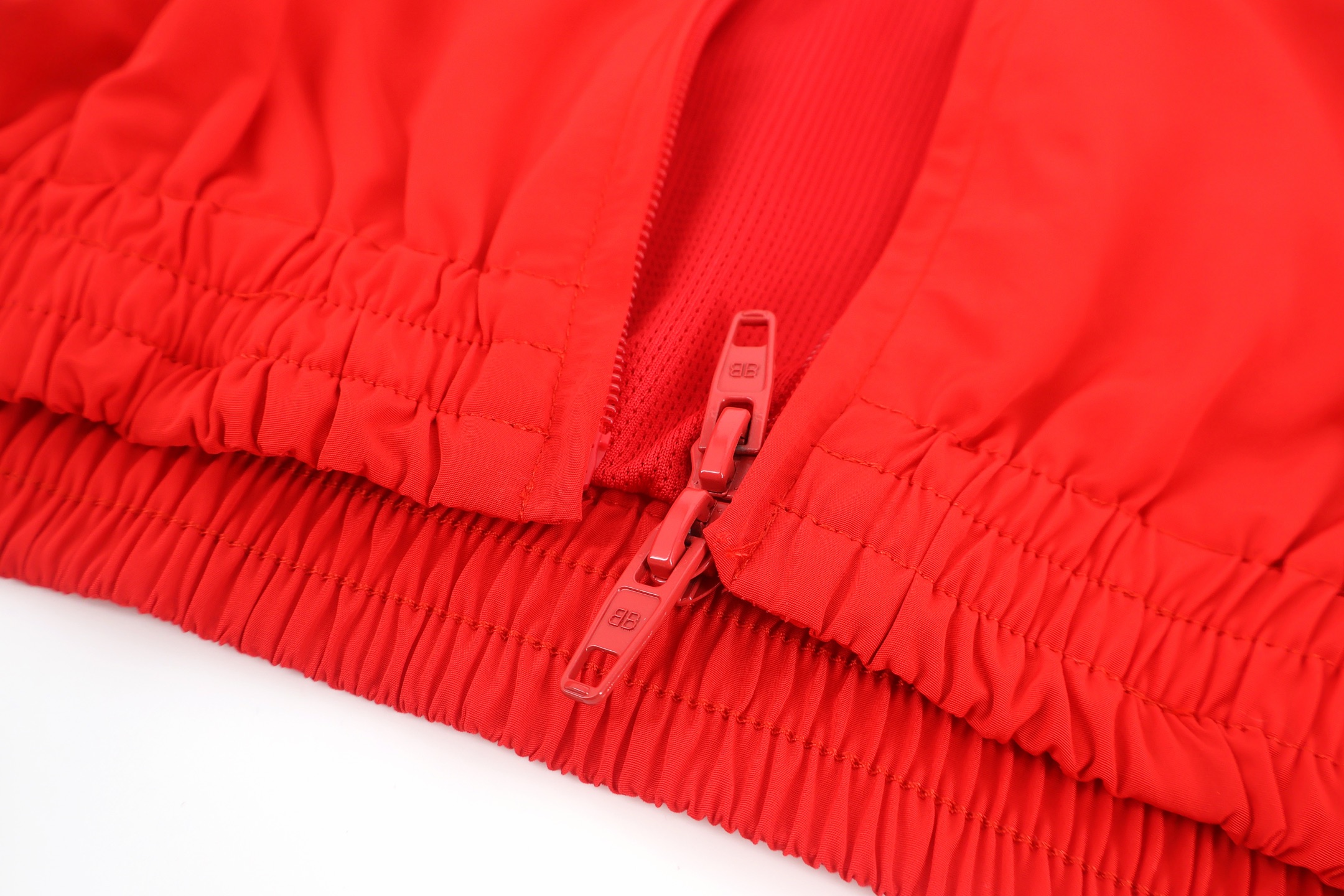 Balenciaga 巴黎世家 撞色皇冠刺绣反光印花拉链运动夹克 外套 长袖 藏蓝色 红色 B2