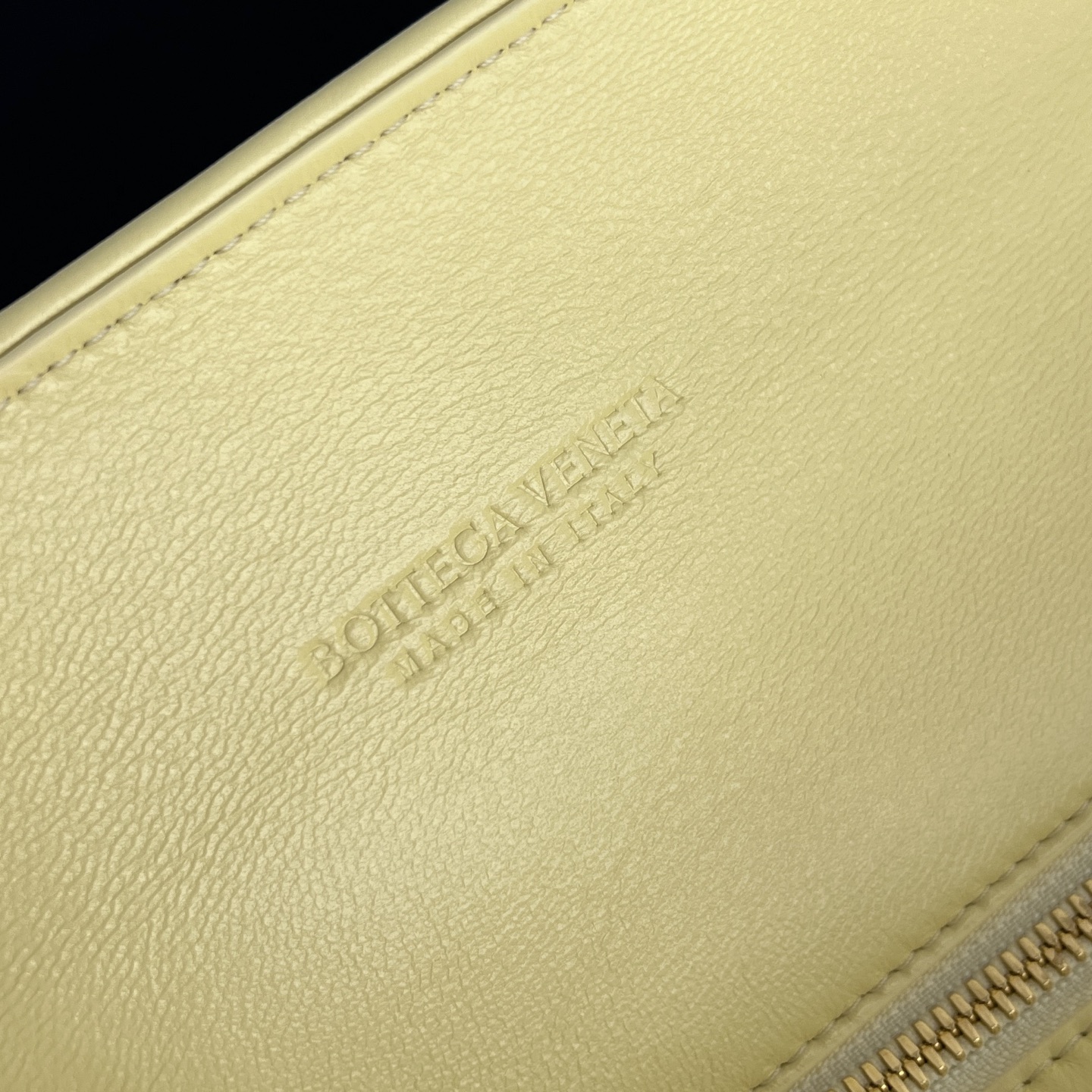 托特 Middle BV Bottega Veneta Intreccio Woven Zip Tote Bag (sheepskin) 黄色- J0-868327V5KD07263