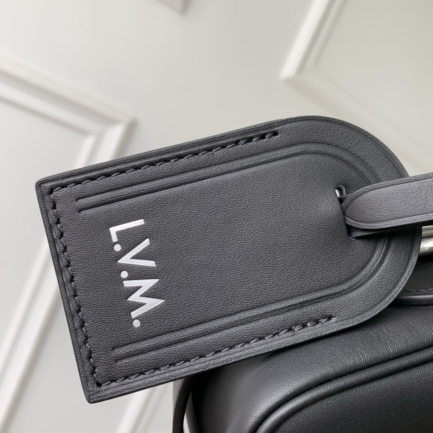 超大号 LOUIS VUITTONNANO LV NiI XL  单肩 手提包 牛皮 黑色F0- 