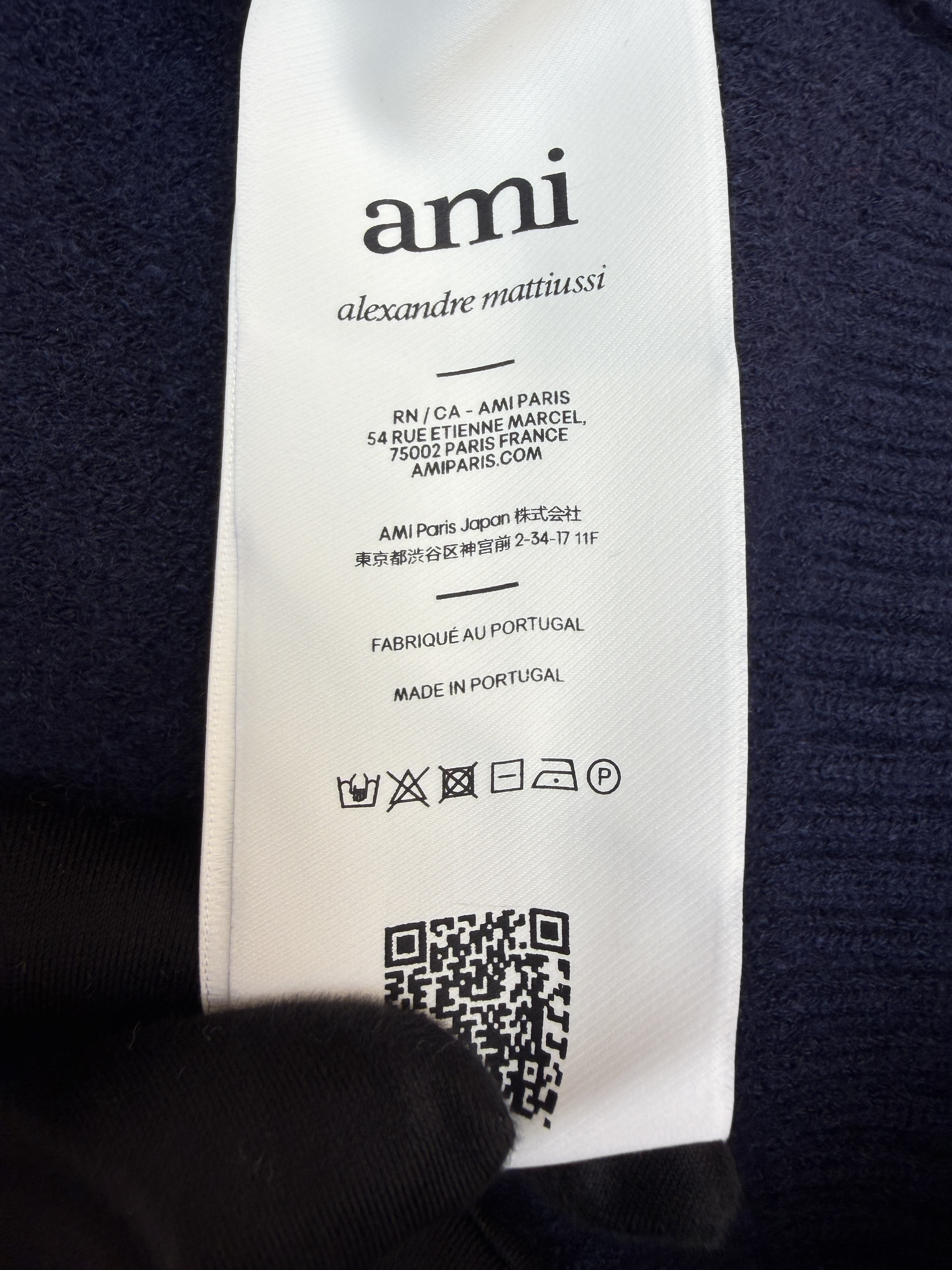 AMIPARIS 爱心提花针织Polo衫 毛衣 针织衫 外套 长袖 秋冬 藏蓝色 灰色 米白色 红色 B0