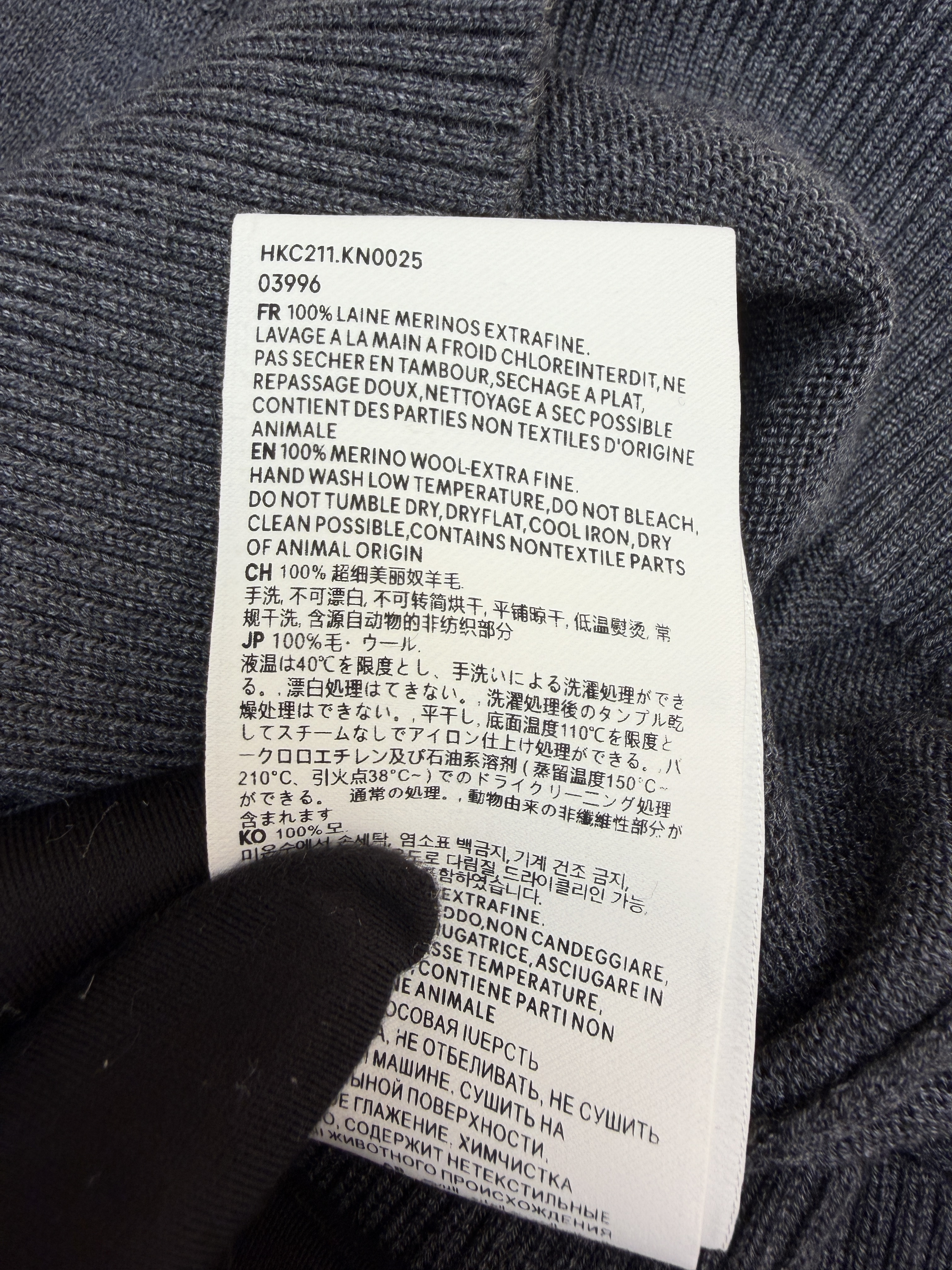 AMIPARIS 红色爱心刺绣圆领针织衫 套头 毛衣 长袖 秋冬 灰色 黑色 A7