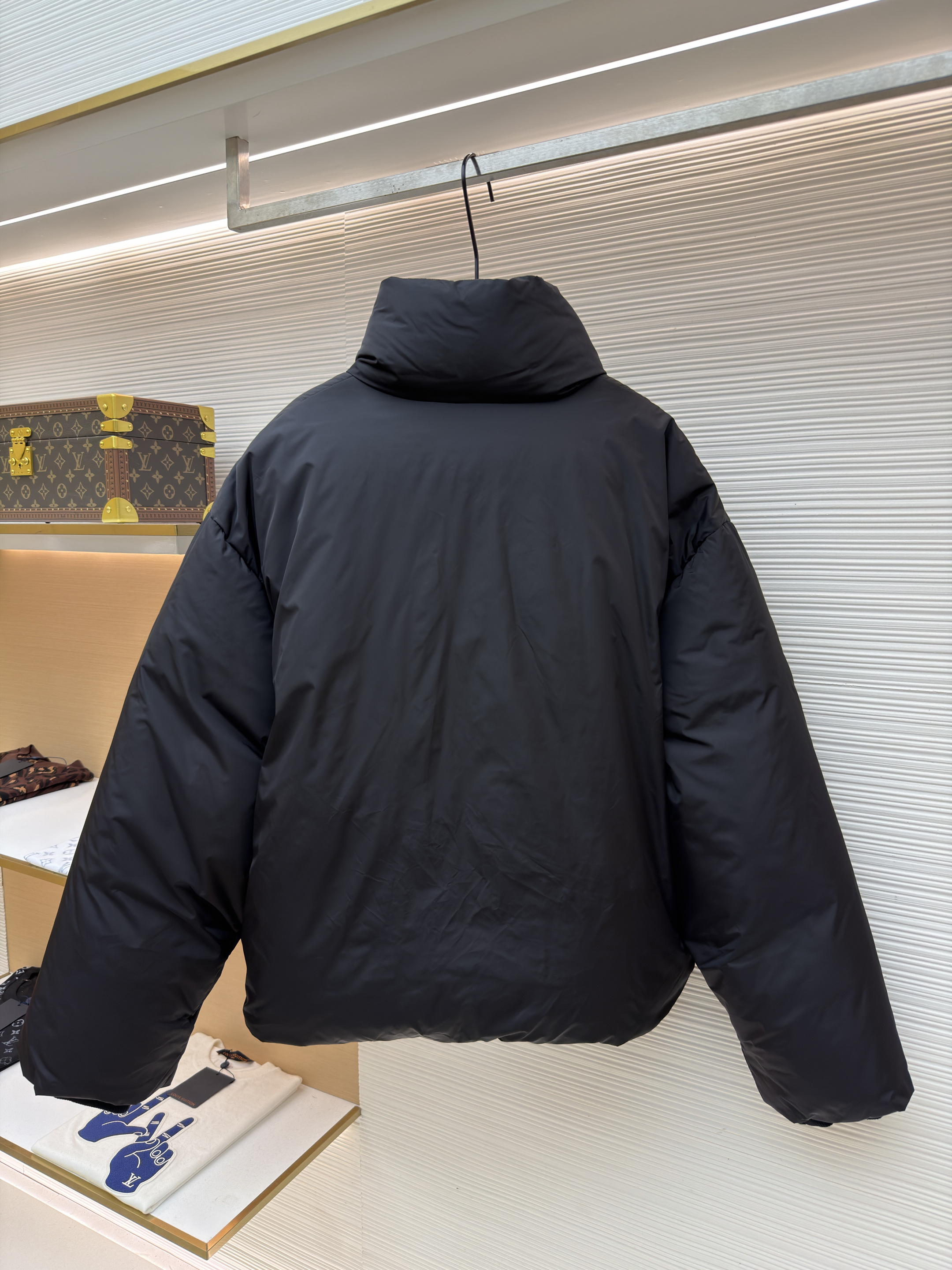 AMIPARIS 爱心刺绣立领羽绒服 外套 夹克 长袖 保暖 秋冬 白色 黑色 C5