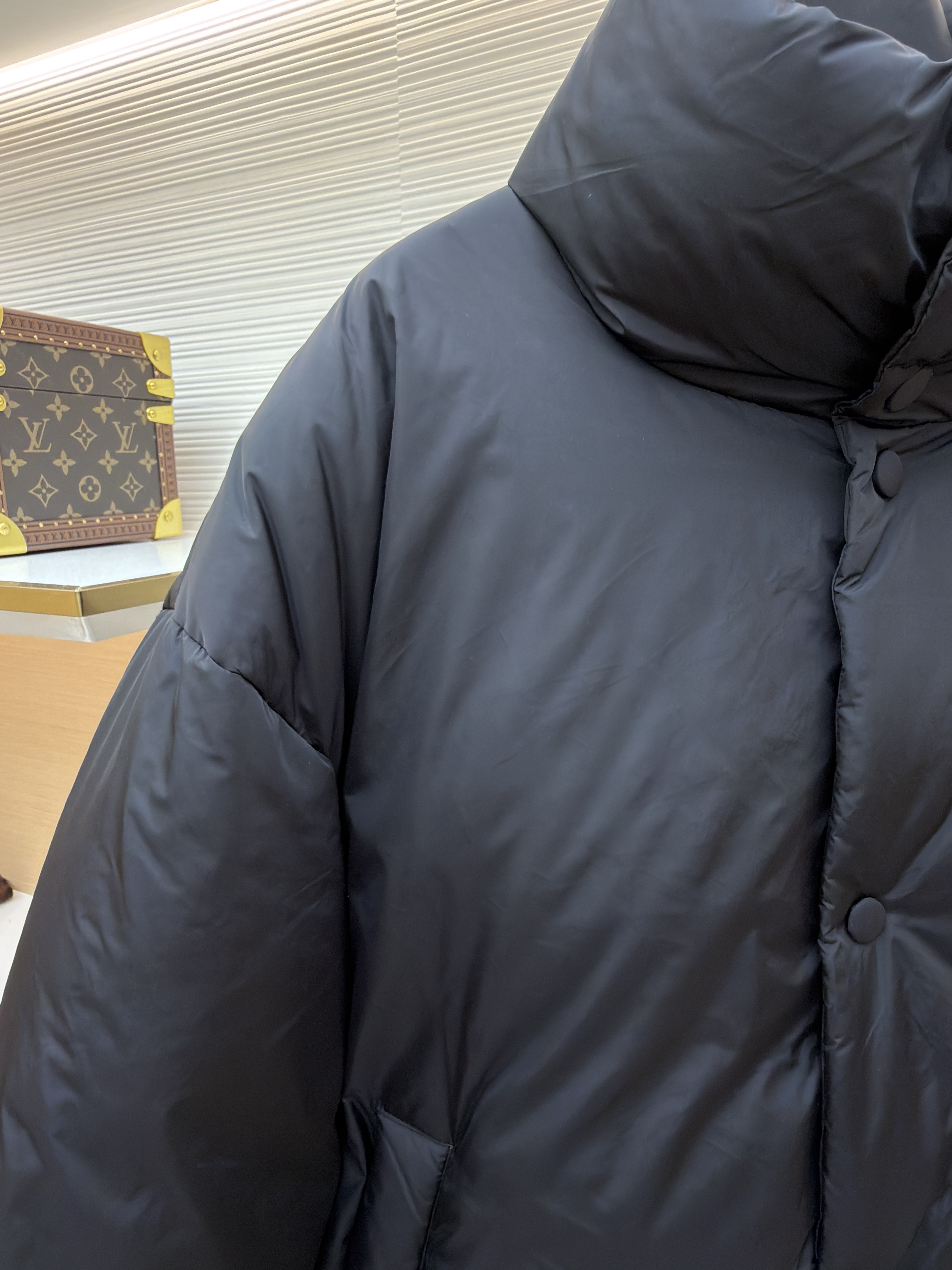 AMIPARIS 爱心刺绣立领羽绒服 外套 夹克 长袖 保暖 秋冬 白色 黑色 C5