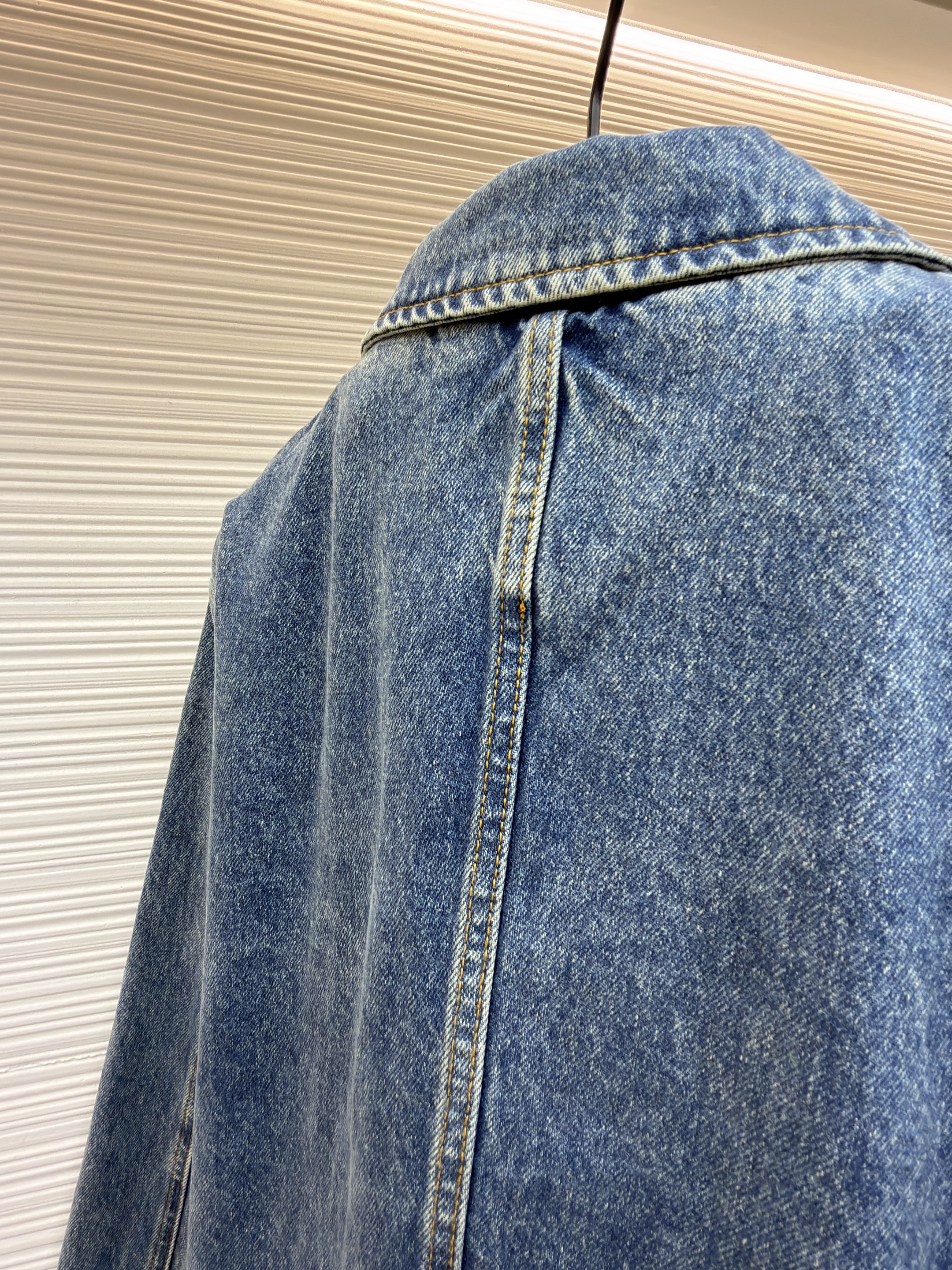 AMIPARIS 刺绣拉链牛仔外套 夹克 秋冬 蓝色 B2