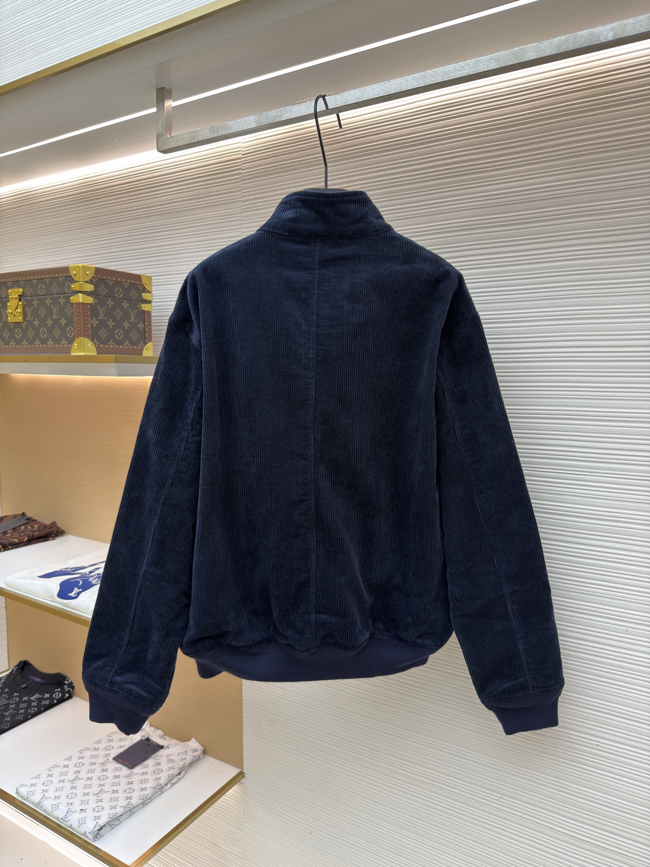 Ralph Lauren 拉夫劳伦 刺绣灯芯绒拉链夹克 外套 长袖 秋冬 棕色 藏蓝色 B5