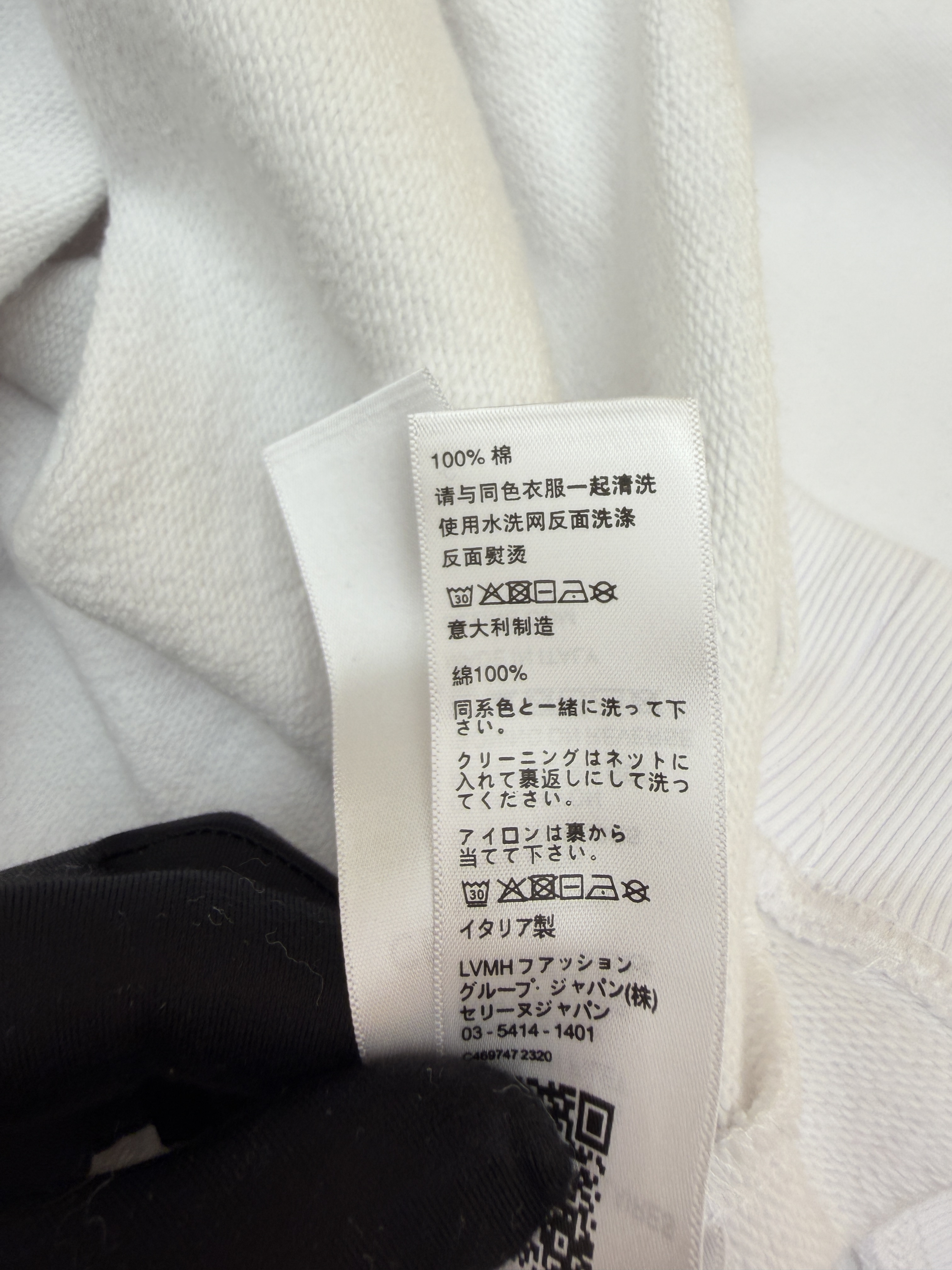 CELINE 赛琳 印花标识圆领卫衣 套头 外套 长袖 白色 蓝色 A7