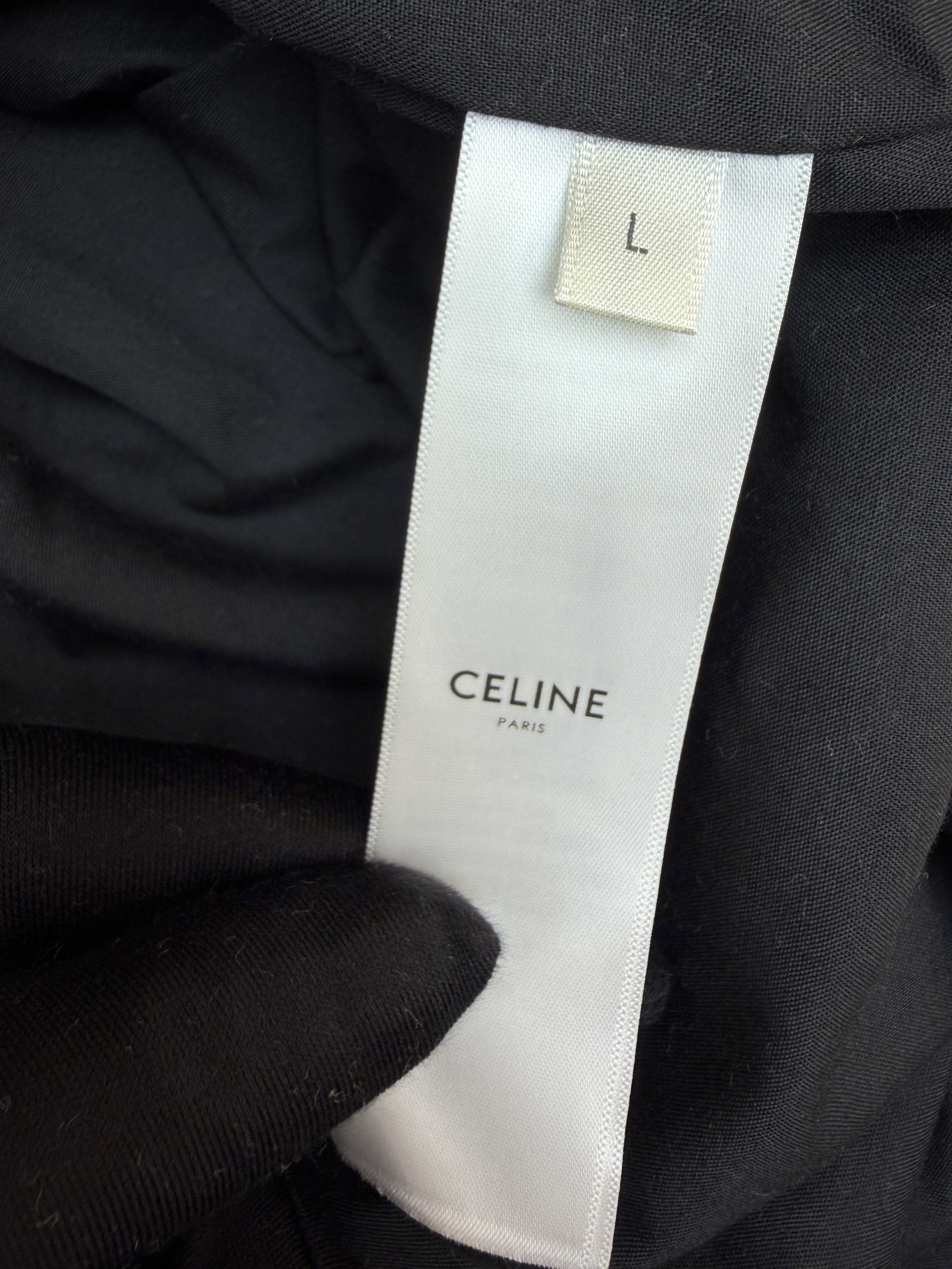 CELINE 赛琳 凯旋门刺绣拉链立领运动夹克 外套 卫衣 长袖 秋冬 灰色 B0
