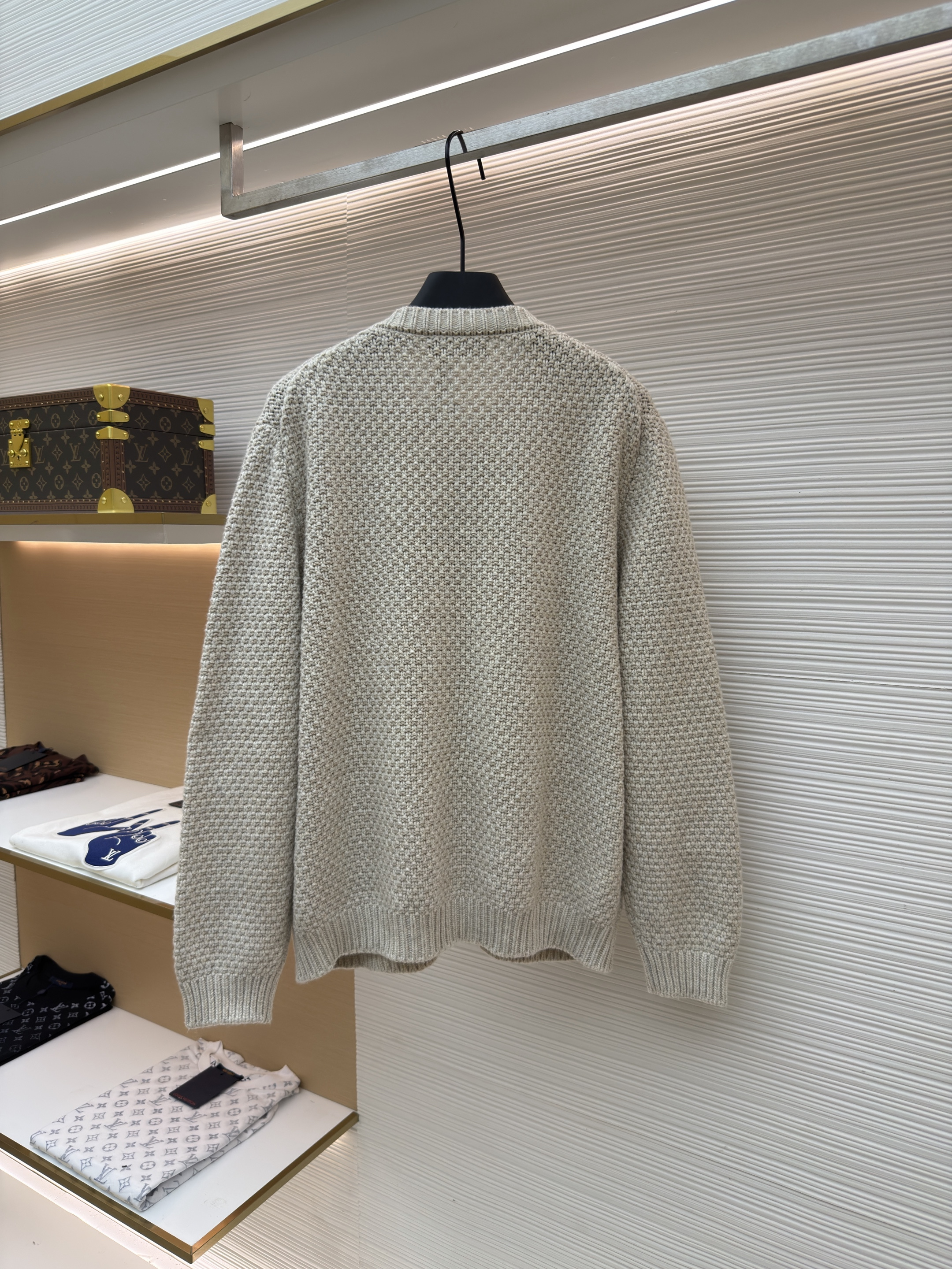 Loro Piana LP 圆领针织开衫 毛衣 针织衫 外套 长袖 秋冬 杏色 B0