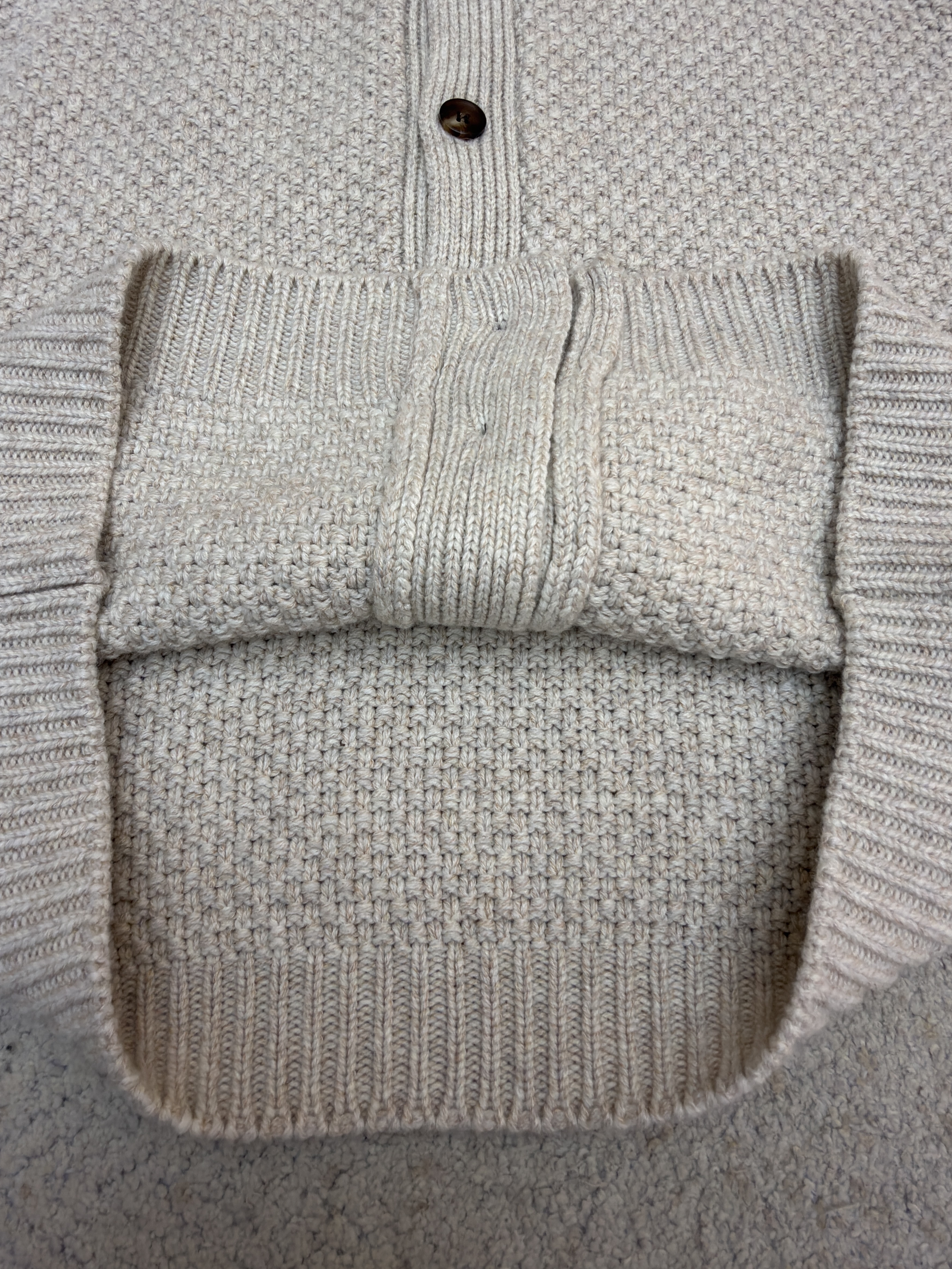 Loro Piana LP 圆领针织开衫 毛衣 针织衫 外套 长袖 秋冬 杏色 B0