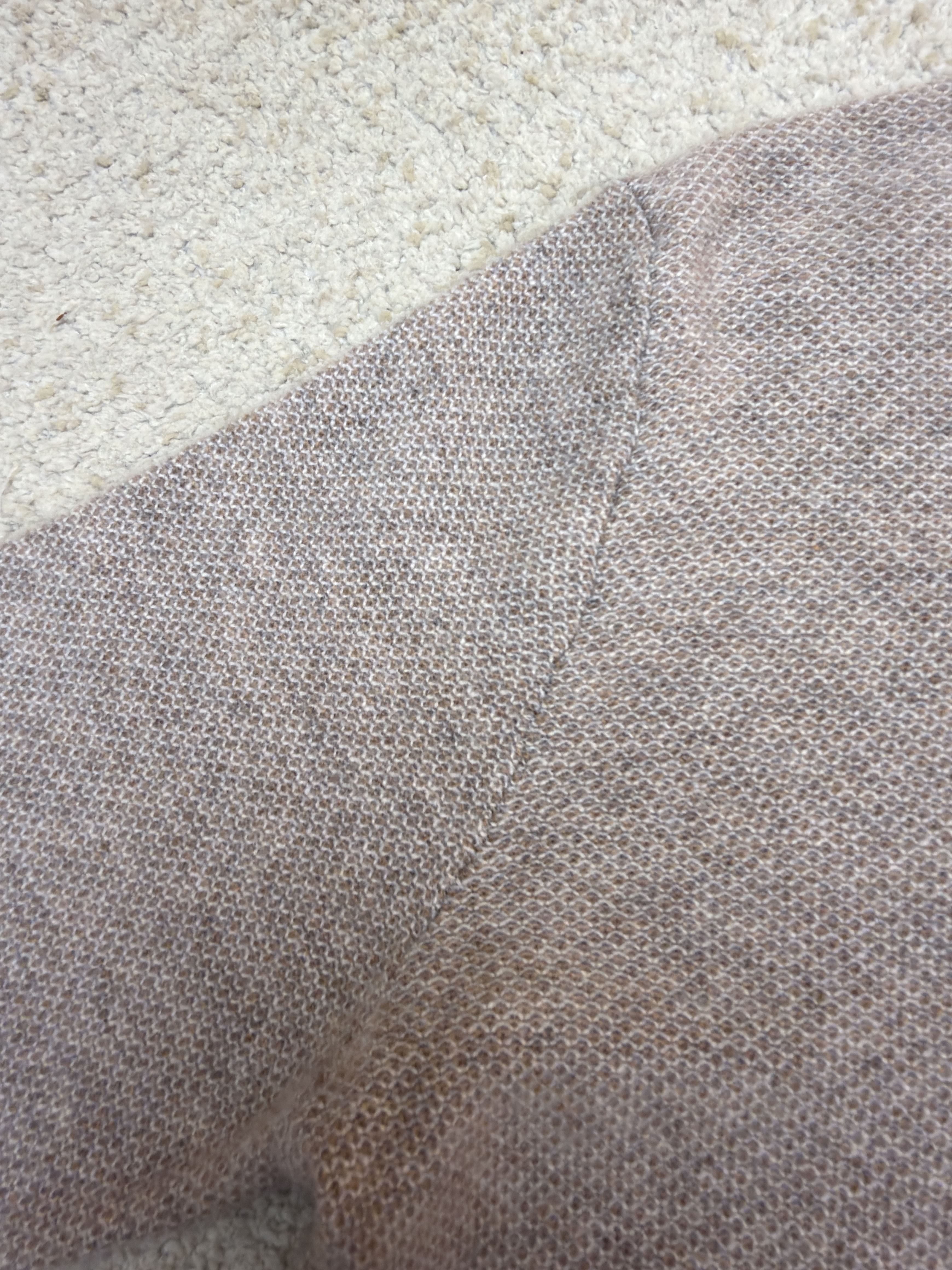 Loro Piana LP 藤格双层领套头针织毛衣 针织衫 外套 长袖 秋冬 木色 深木色 B5