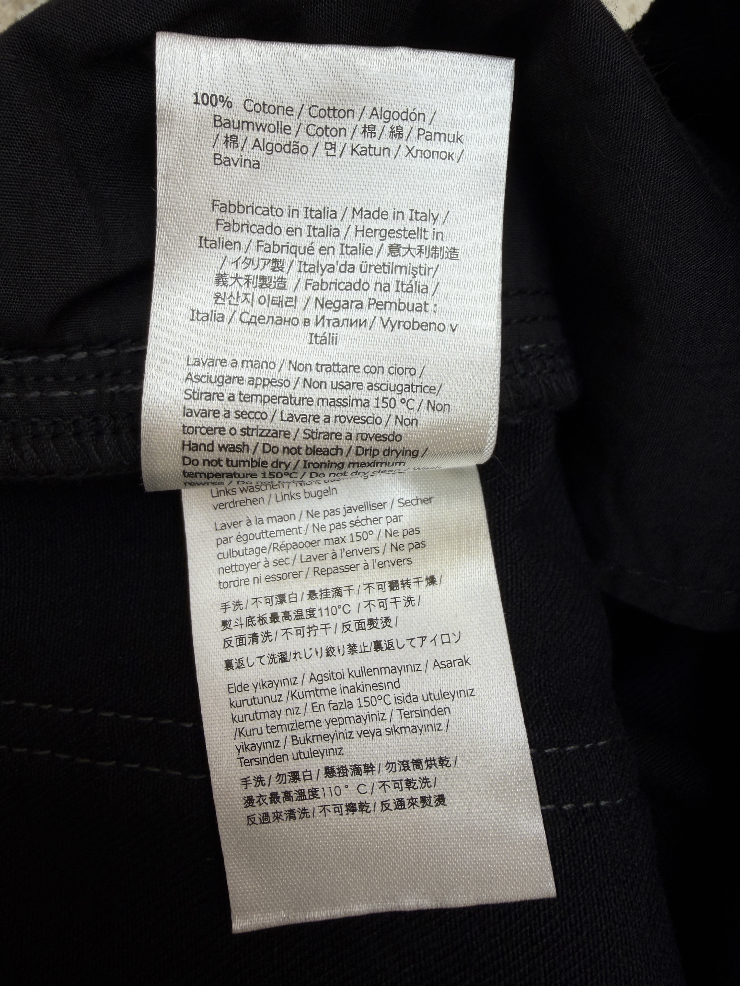 FENDI 芬迪 FF满印牛仔裤 长裤 裤子 休闲裤 黑色 B5
